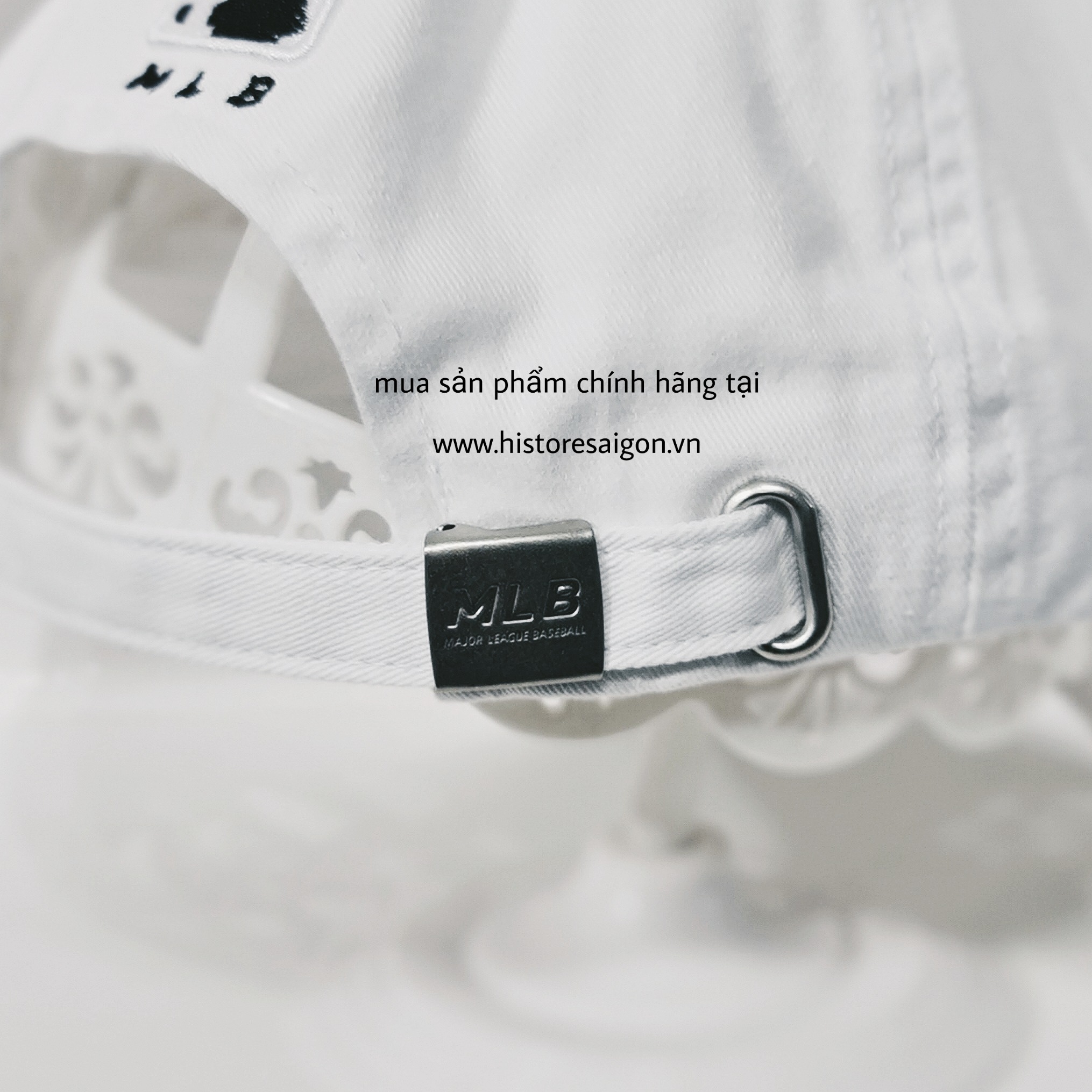 065 -  Nón MLB Trắng LA [HÀNG CHÍNH HÃNG]