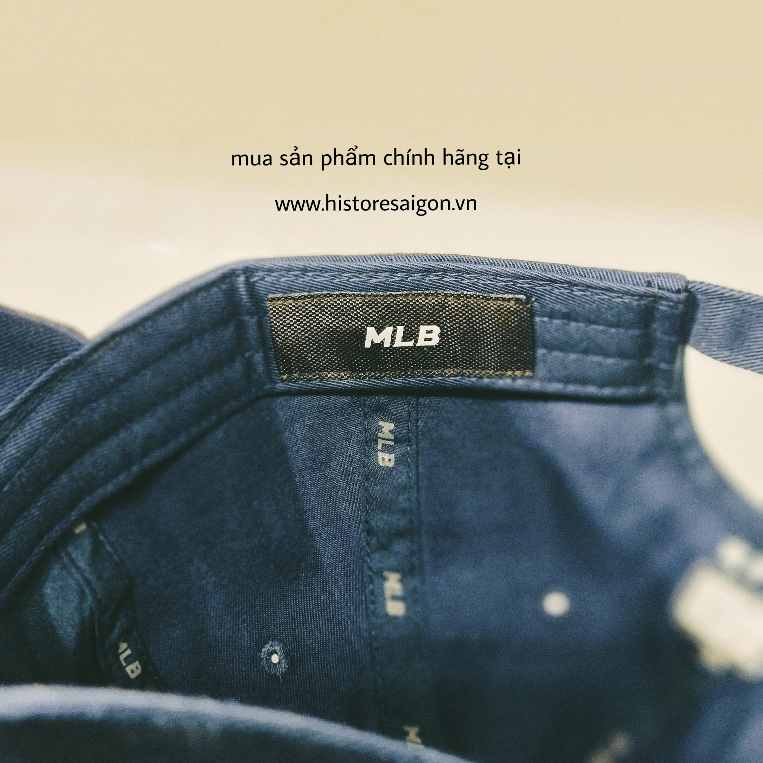 065 -  Nón MLB Xanh Dương Đậm navy NY [HÀNG CHÍNH HÃNG]
