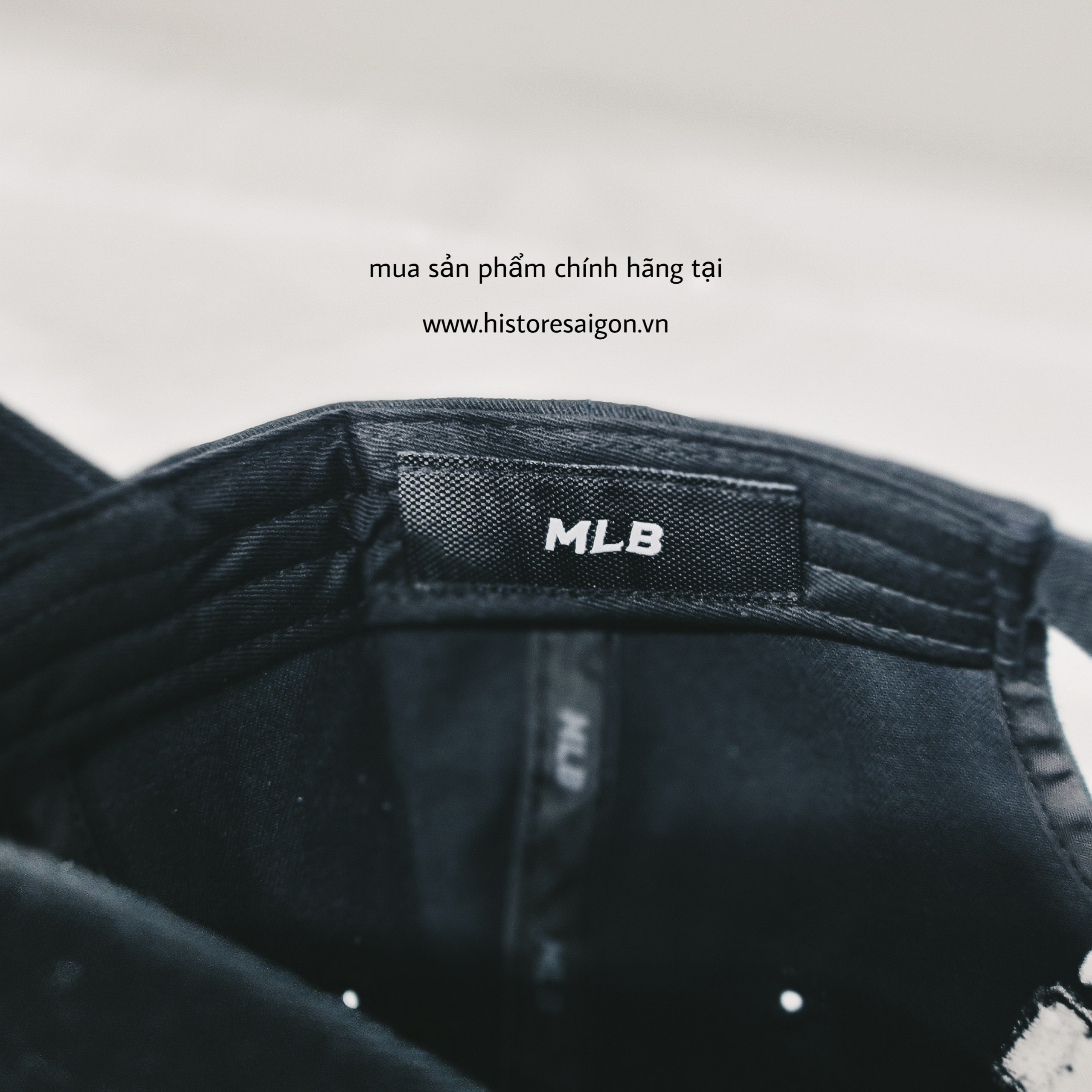 068 -  Nón MLB Đen LA [HÀNG CHÍNH HÃNG]