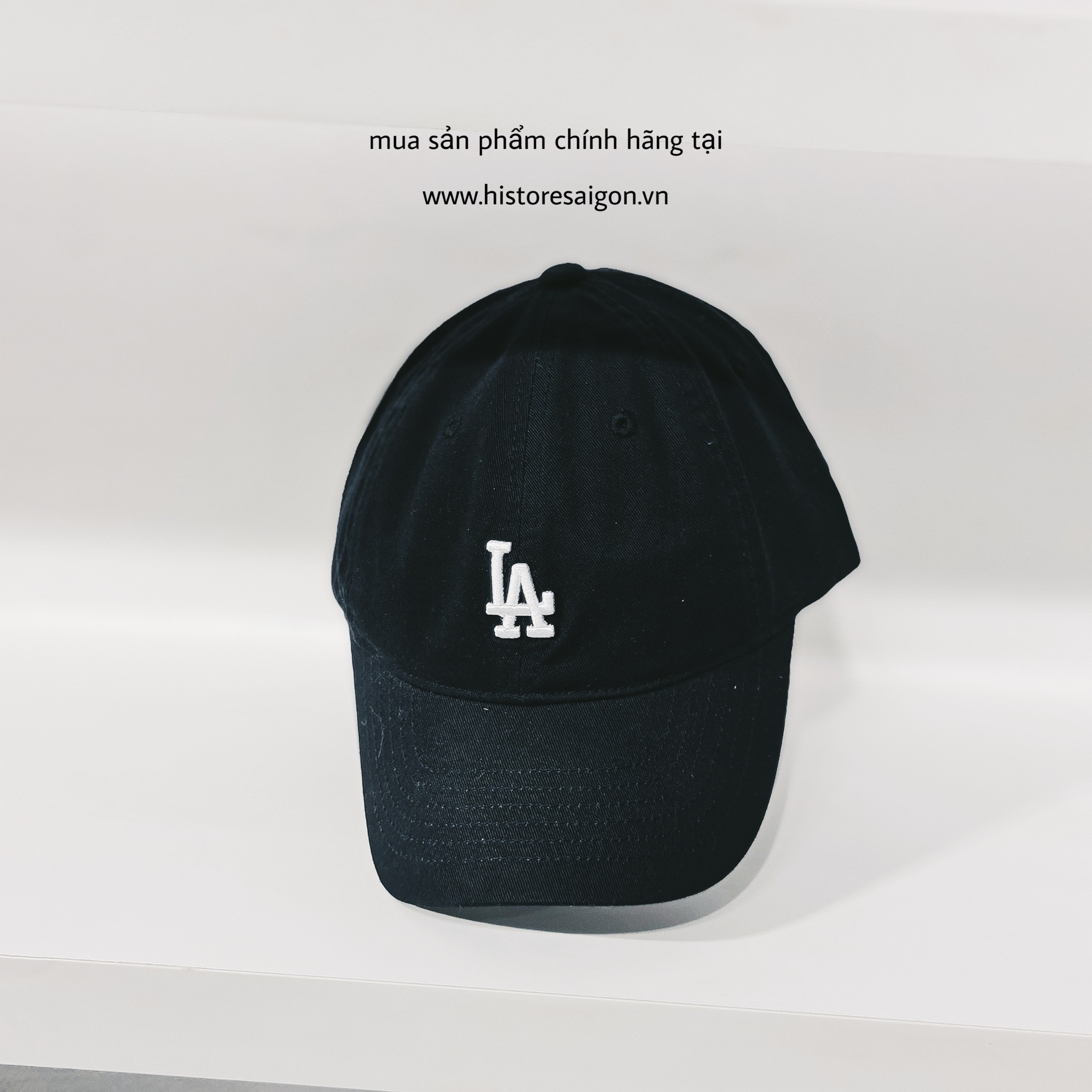 068 -  Nón MLB Đen LA [HÀNG CHÍNH HÃNG]
