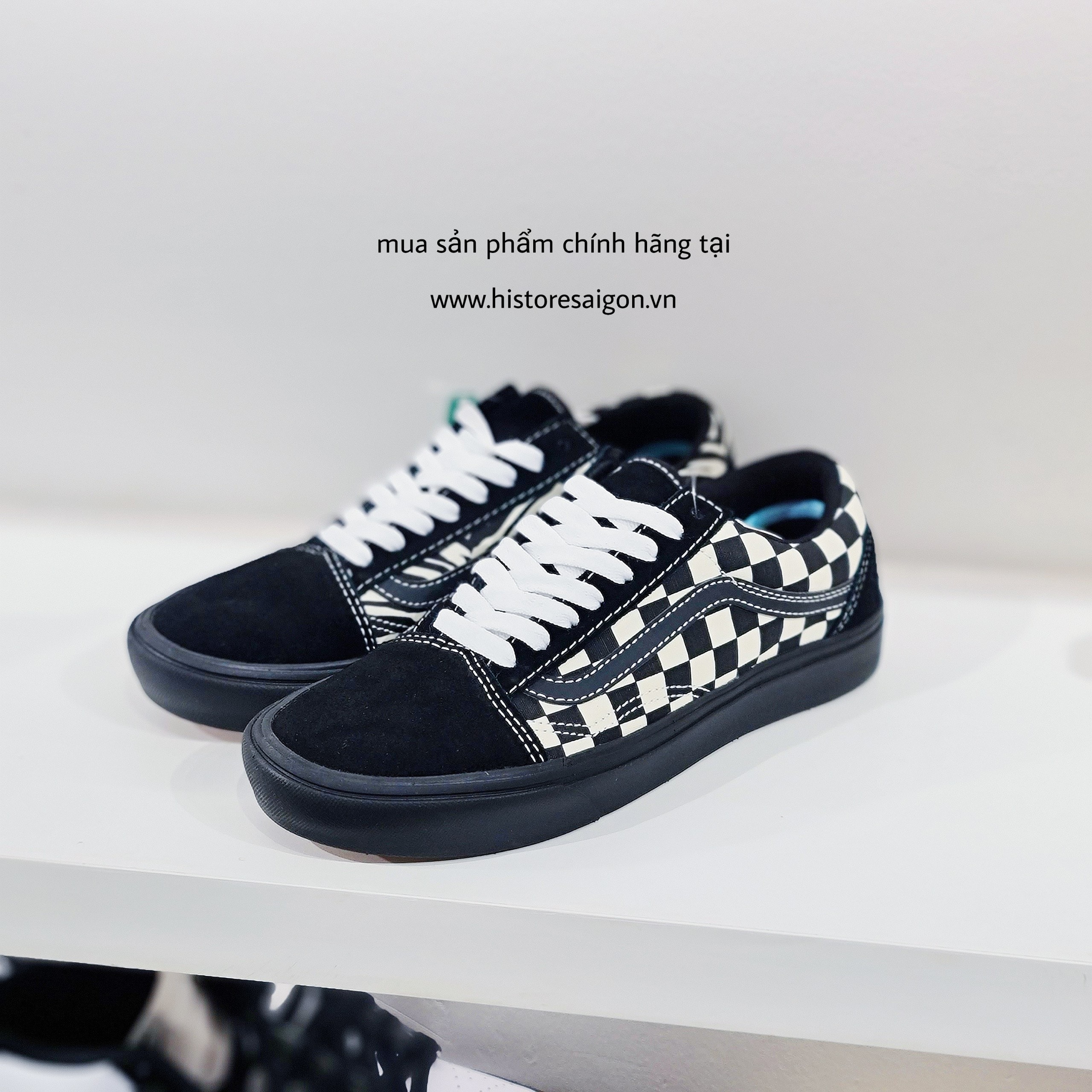 051 -  Vans Old Skool Comfy - Đen Caro [HÀNG CHÍNH HÃNG]