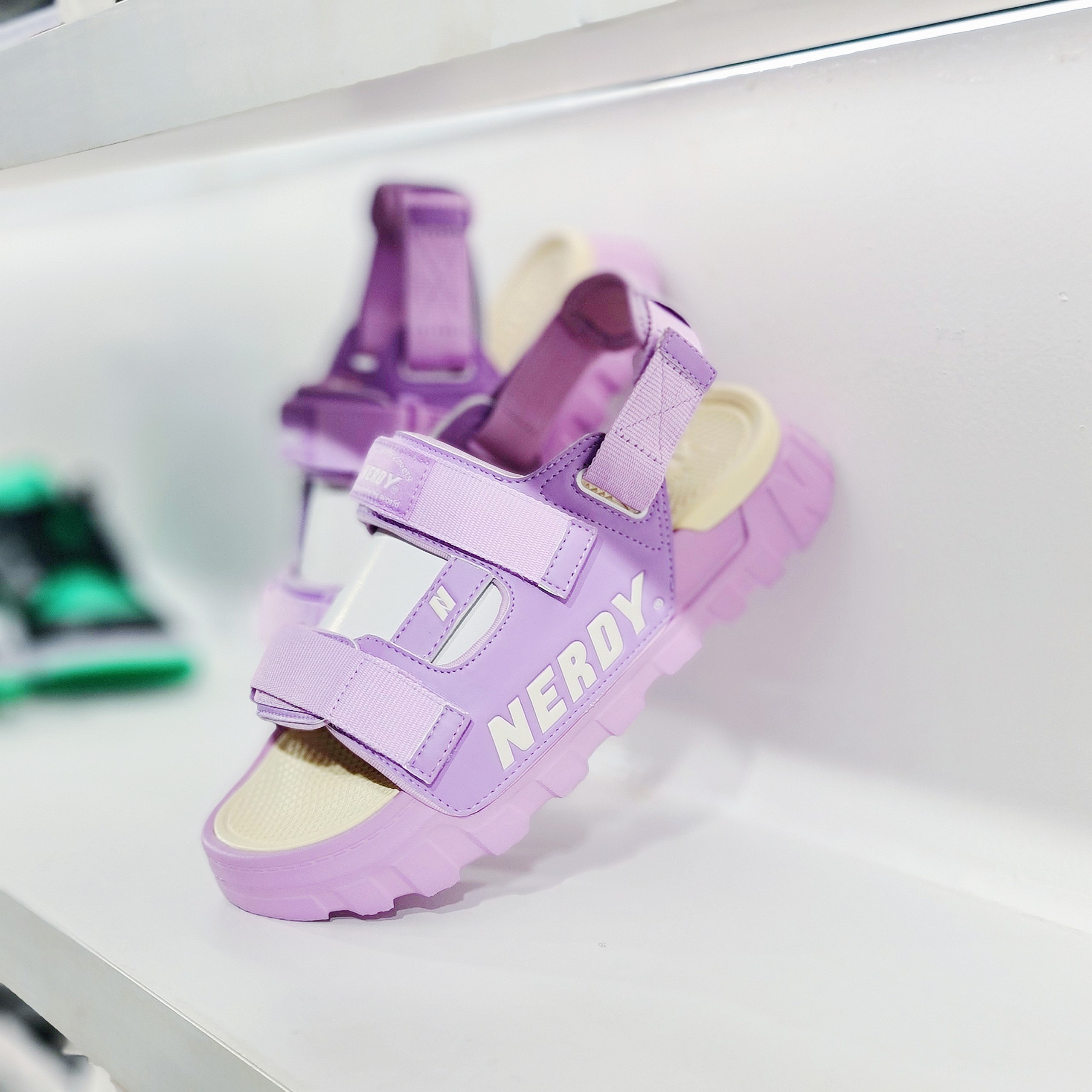 057 -  Sandal Nerdy Lavender - Tím - Code PNEU22AE03 [HÀNG CHÍNH HÃNG]