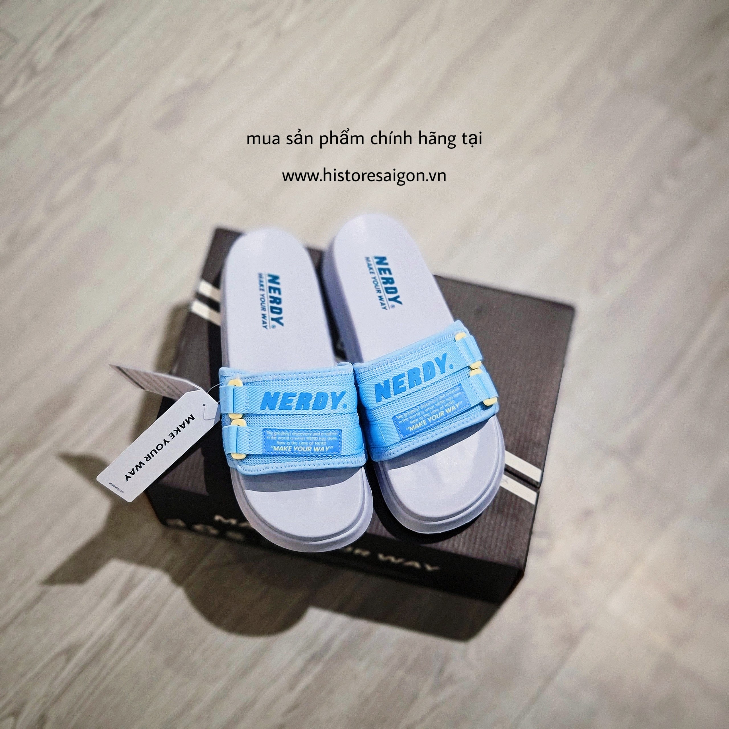 014 -  Dép Nerdy - Xanh Dương [HÀNG CHÍNH HÃNG]
