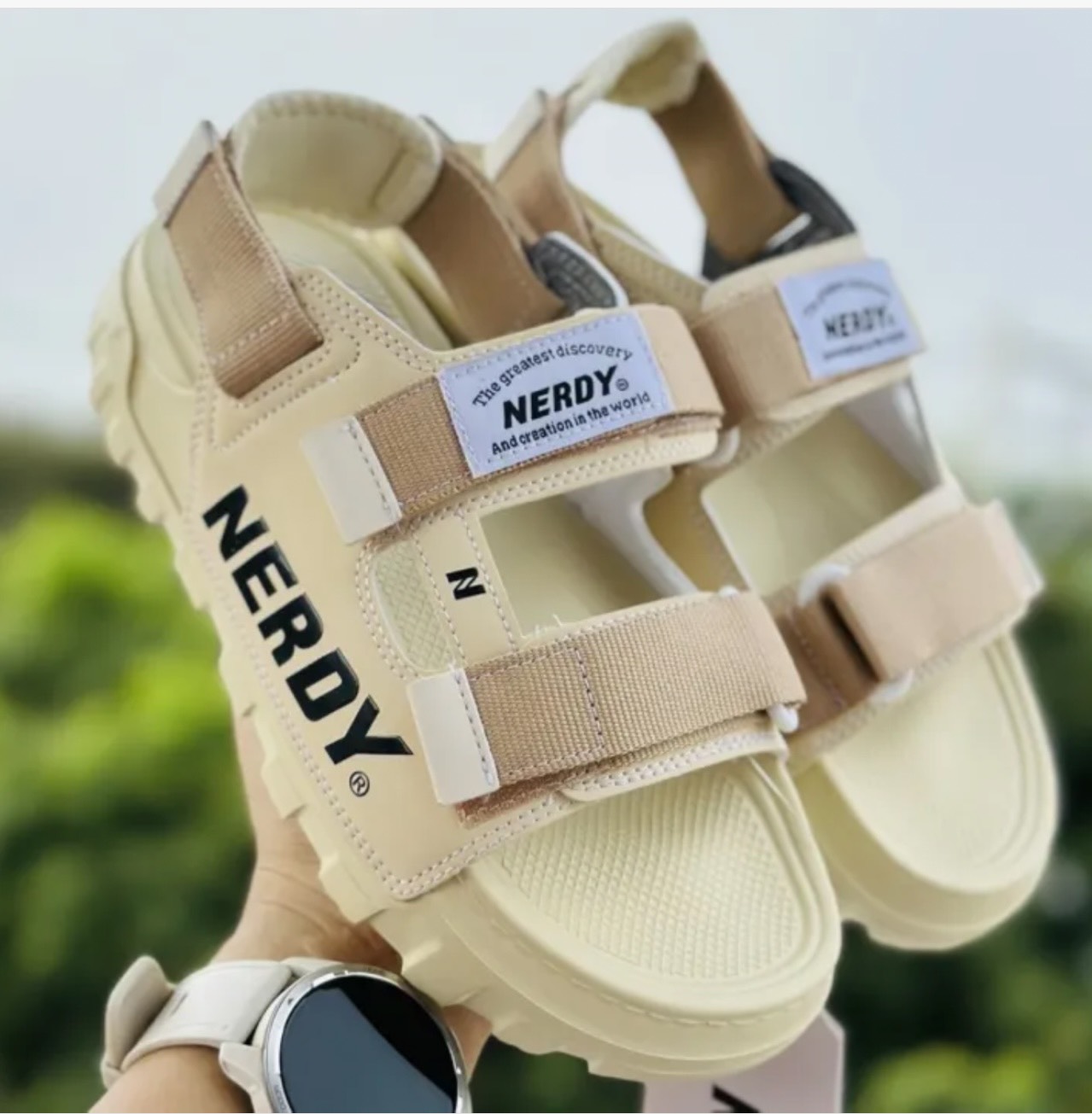 205 -  Sandal Nerdy Camel - Trắng Kem - Code PNEU2AE030202 [HÀNG CHÍNH HÃNG]