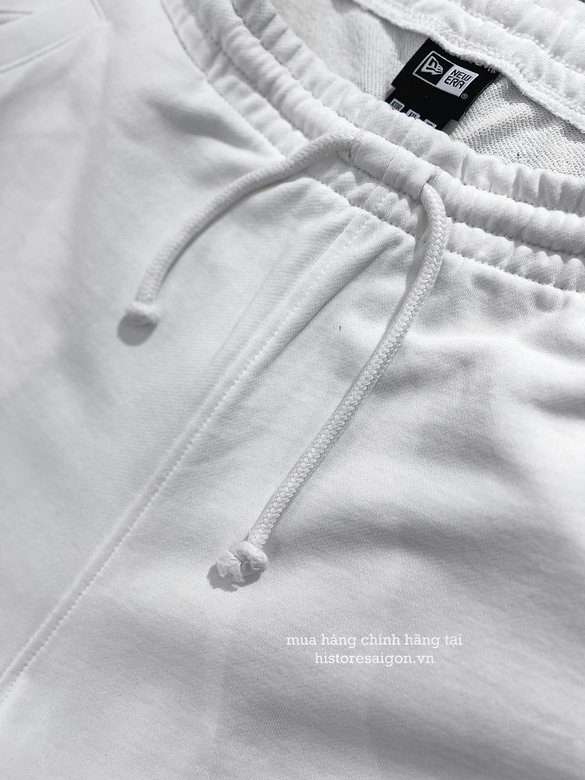 382 -  Quần Short New Era - NY - Trắng - Code 13546539 [HÀNG CHÍNH HÃNG]