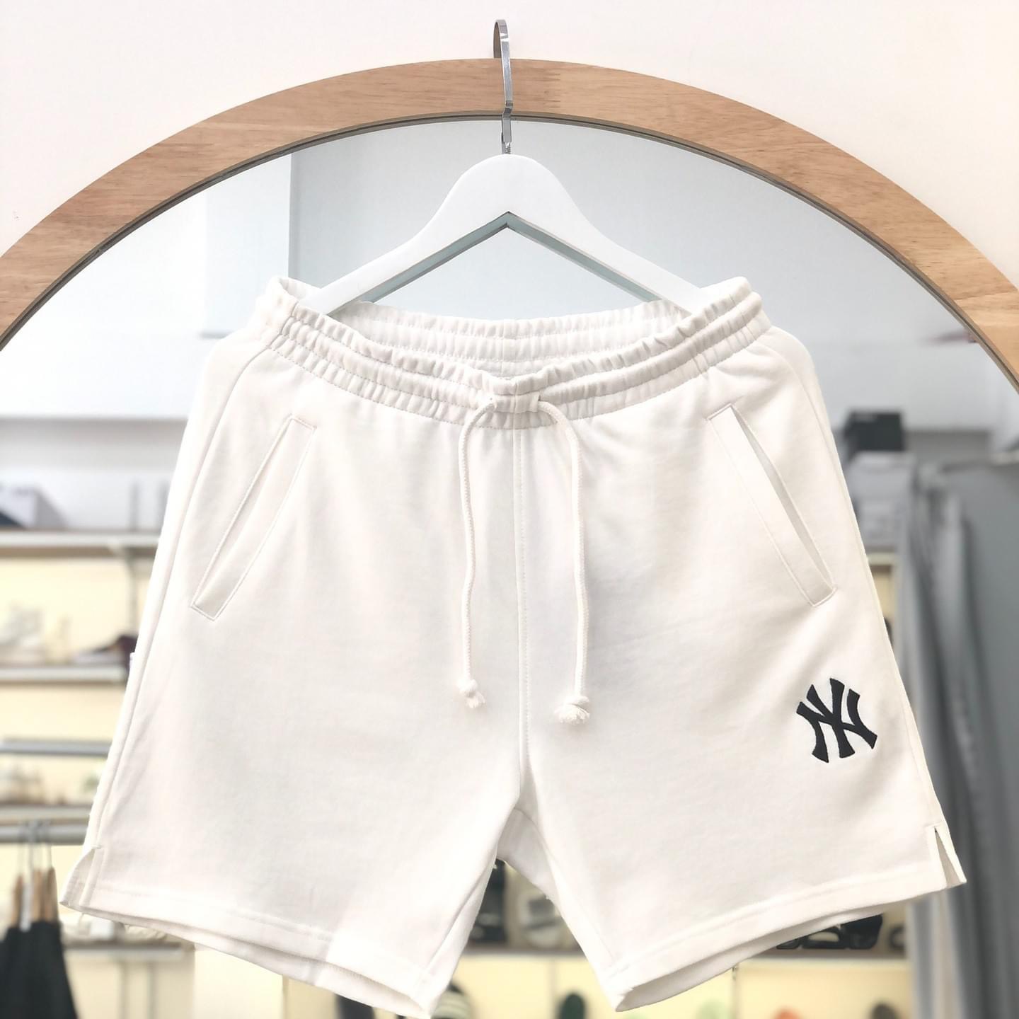 382 -  Quần Short New Era - NY - Trắng - Code 13546539 [HÀNG CHÍNH HÃNG]