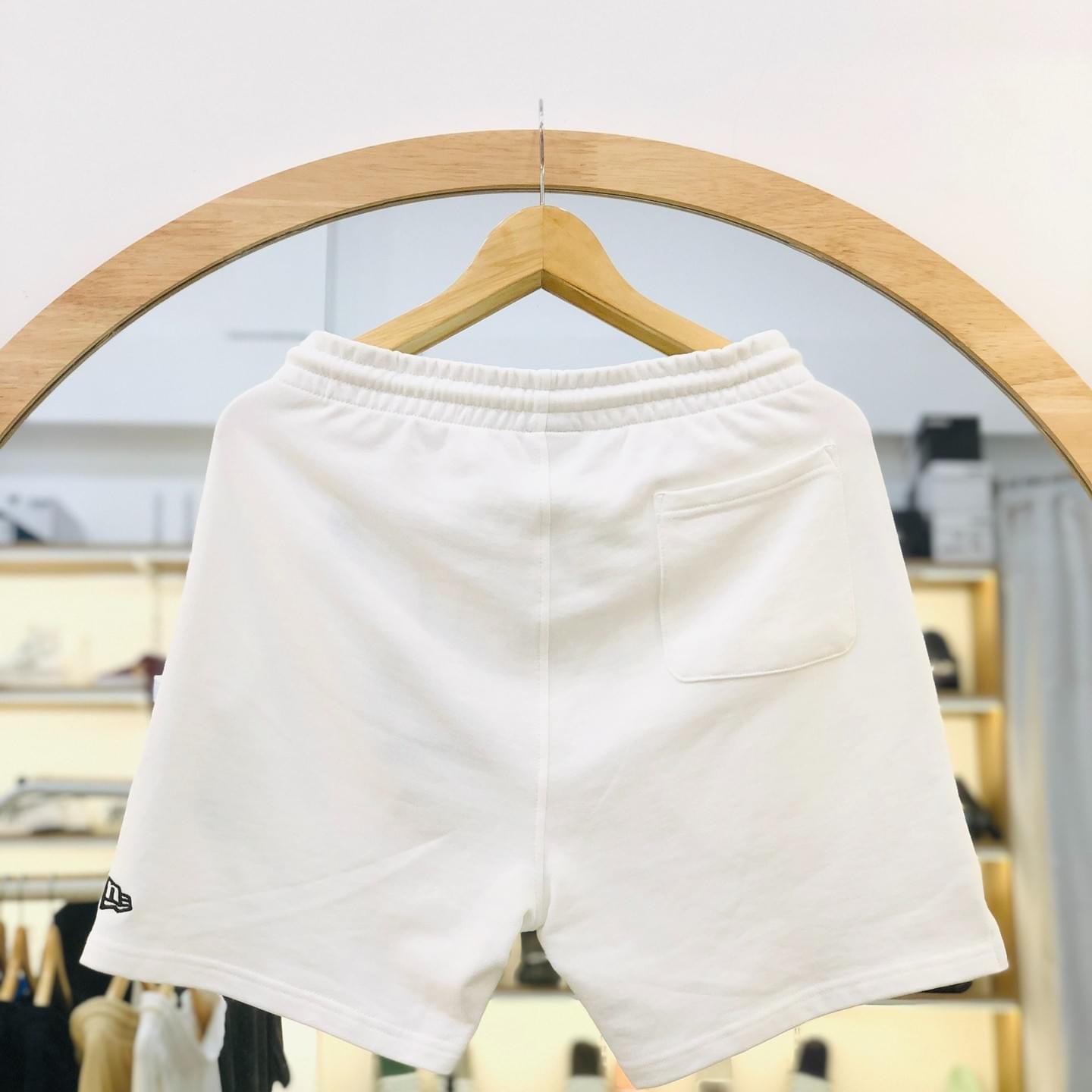 382 -  Quần Short New Era - NY - Trắng - Code 13546539 [HÀNG CHÍNH HÃNG]
