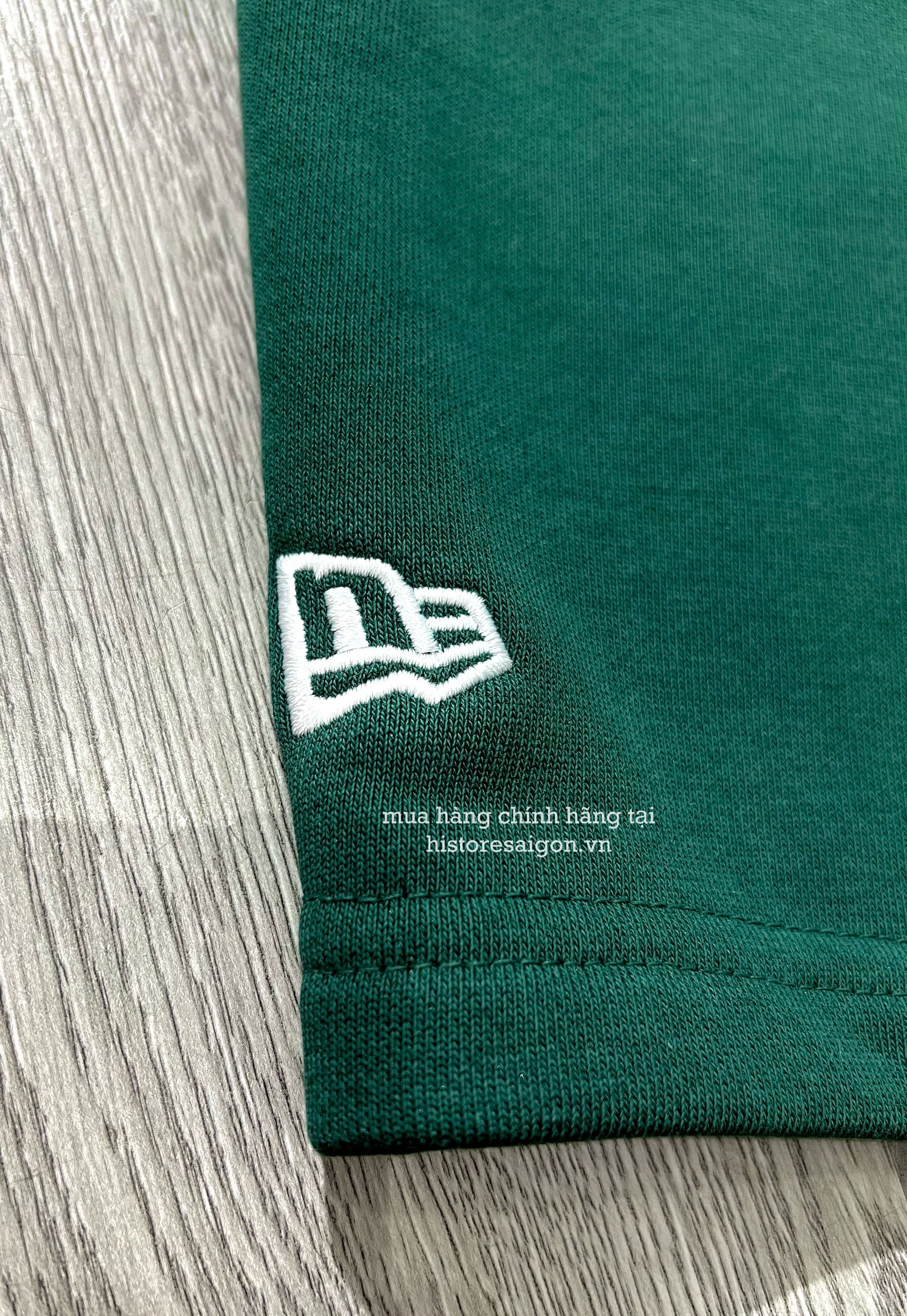446 -  Quần Short New Era - Logo - Xanh Rêu [HÀNG CHÍNH HÃNG]