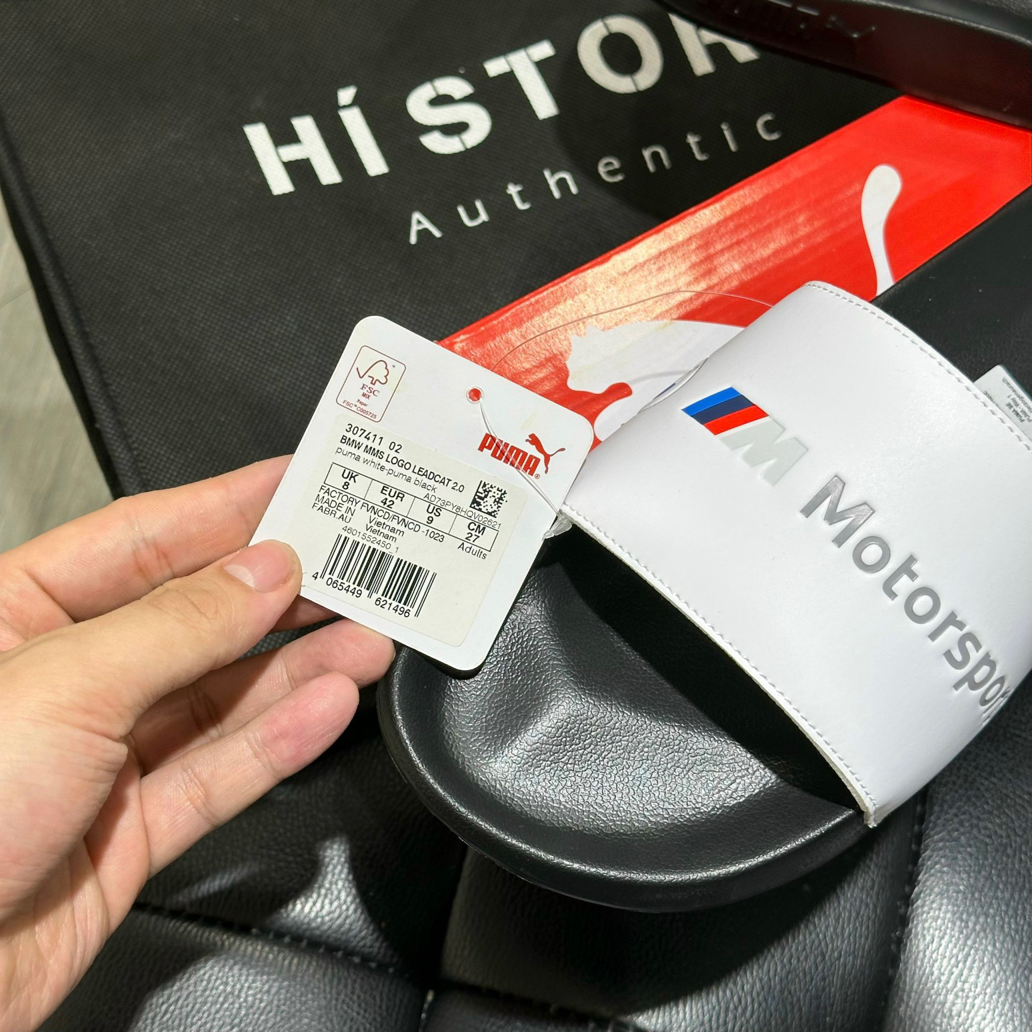 512 -  Dép Puma x BMW MMS Logo Leadcat 2.0 [HÀNG CHÍNH HÃNG]