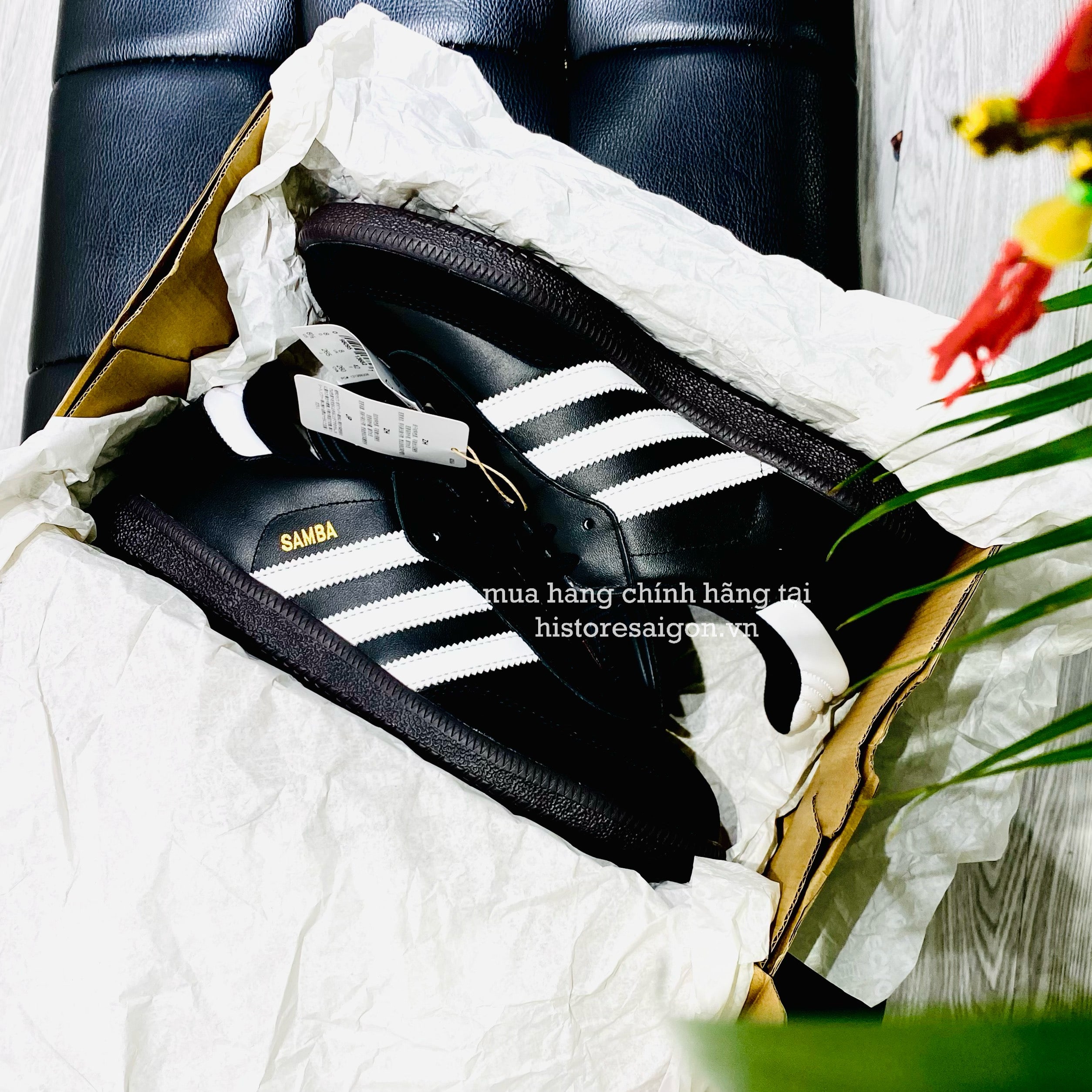 368 -  Giày Adidas Samba Classic - All Black - Code 034563 [HÀNG CHÍNH HÃNG]