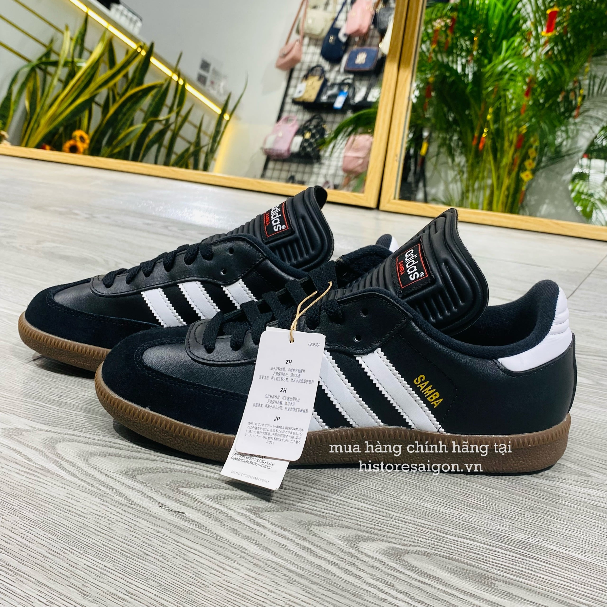 367 -  Giày Adidas Samba Classic - Black Gum - Code 034563 [HÀNG CHÍNH HÃNG]