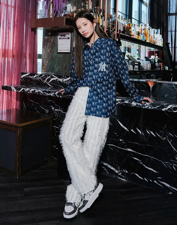522 -  Giày MLB Liner Mid Monogram NY - Xám Đen - Code 3ASXCDN3N-50BKS [HÀNG CHÍNH HÃNG]