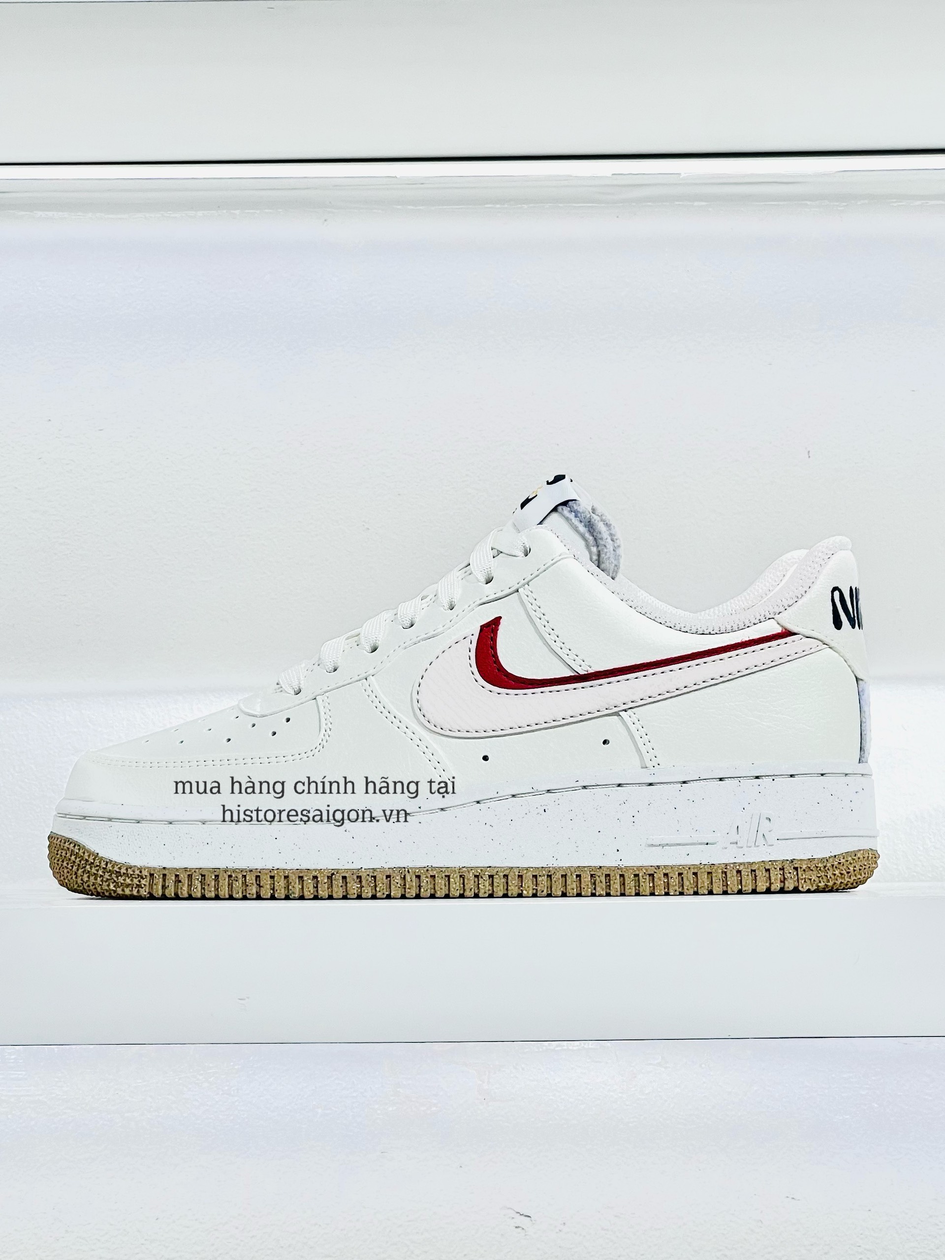 513 -  Giày Nike Air Force 1 LX 82 Sail Brown Red DX6065 101 [HÀNG CHÍNH HÃNG]