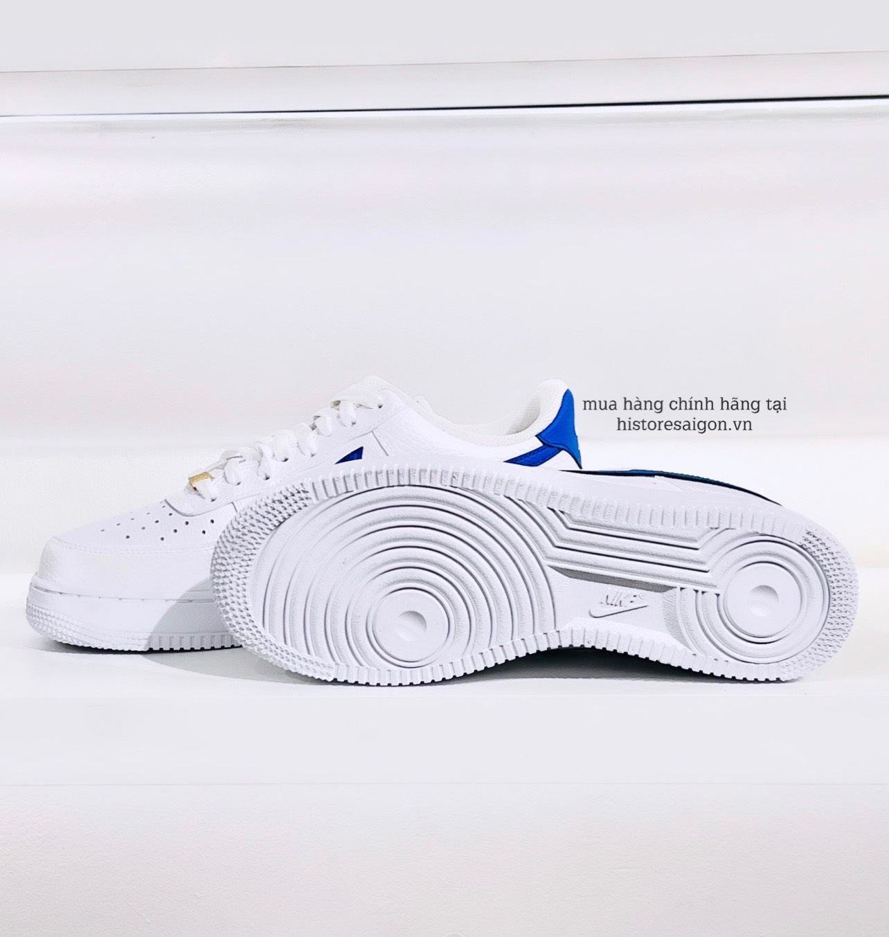 467 -  Giày Nike Air Force 1 White Royal Blue DM2845 100  [HÀNG CHÍNH HÃNG]