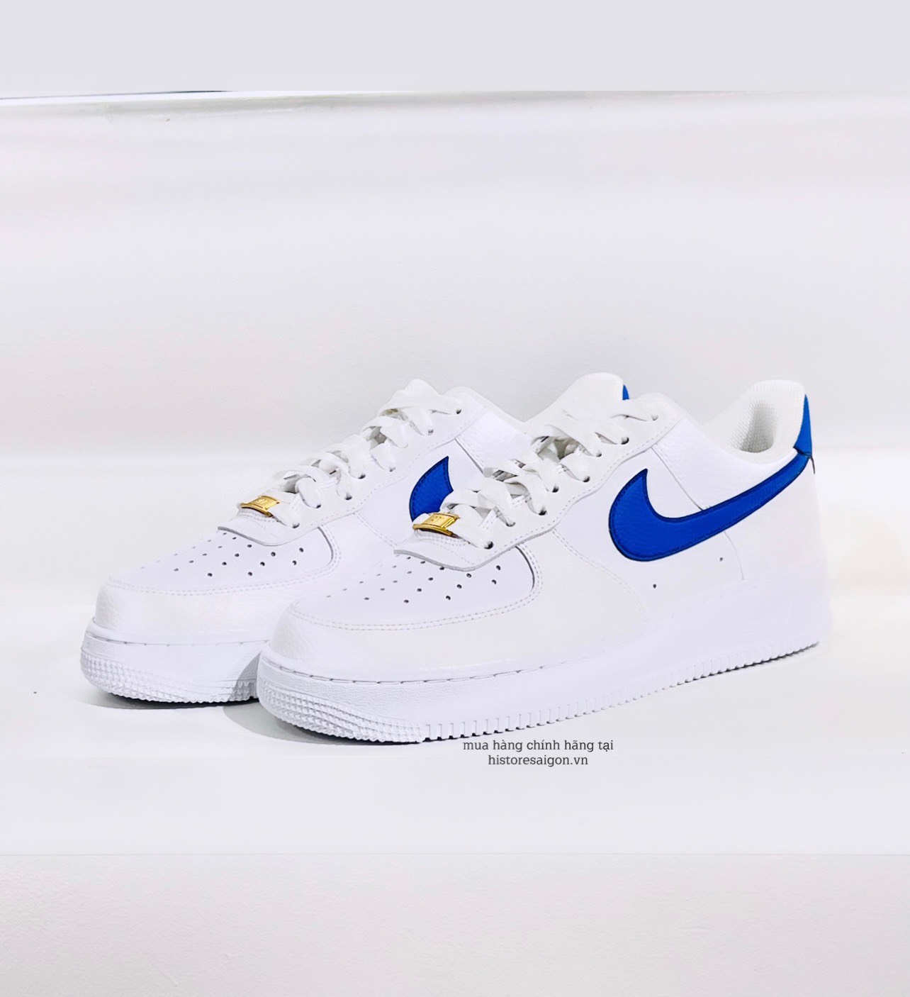 467 -  Giày Nike Air Force 1 White Royal Blue DM2845 100  [HÀNG CHÍNH HÃNG]