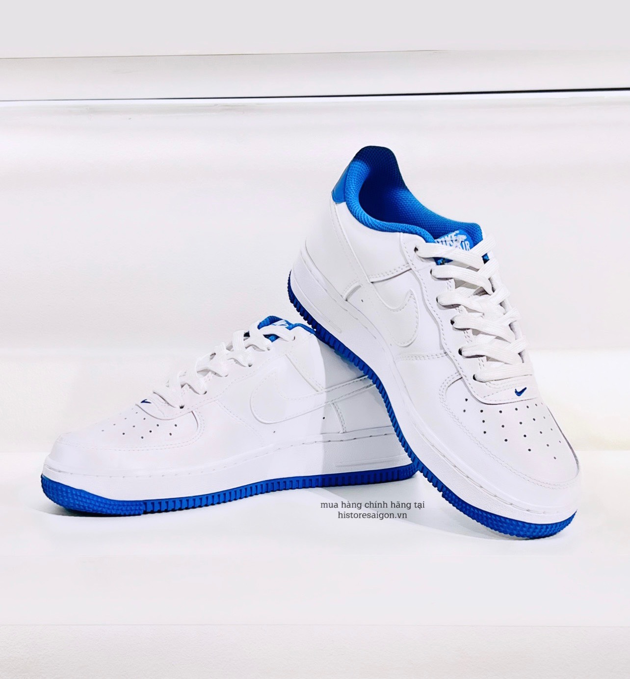 514 -  Giày Nike Air Force 1 Low White Blue GS DV1331 101  [HÀNG CHÍNH HÃNG]