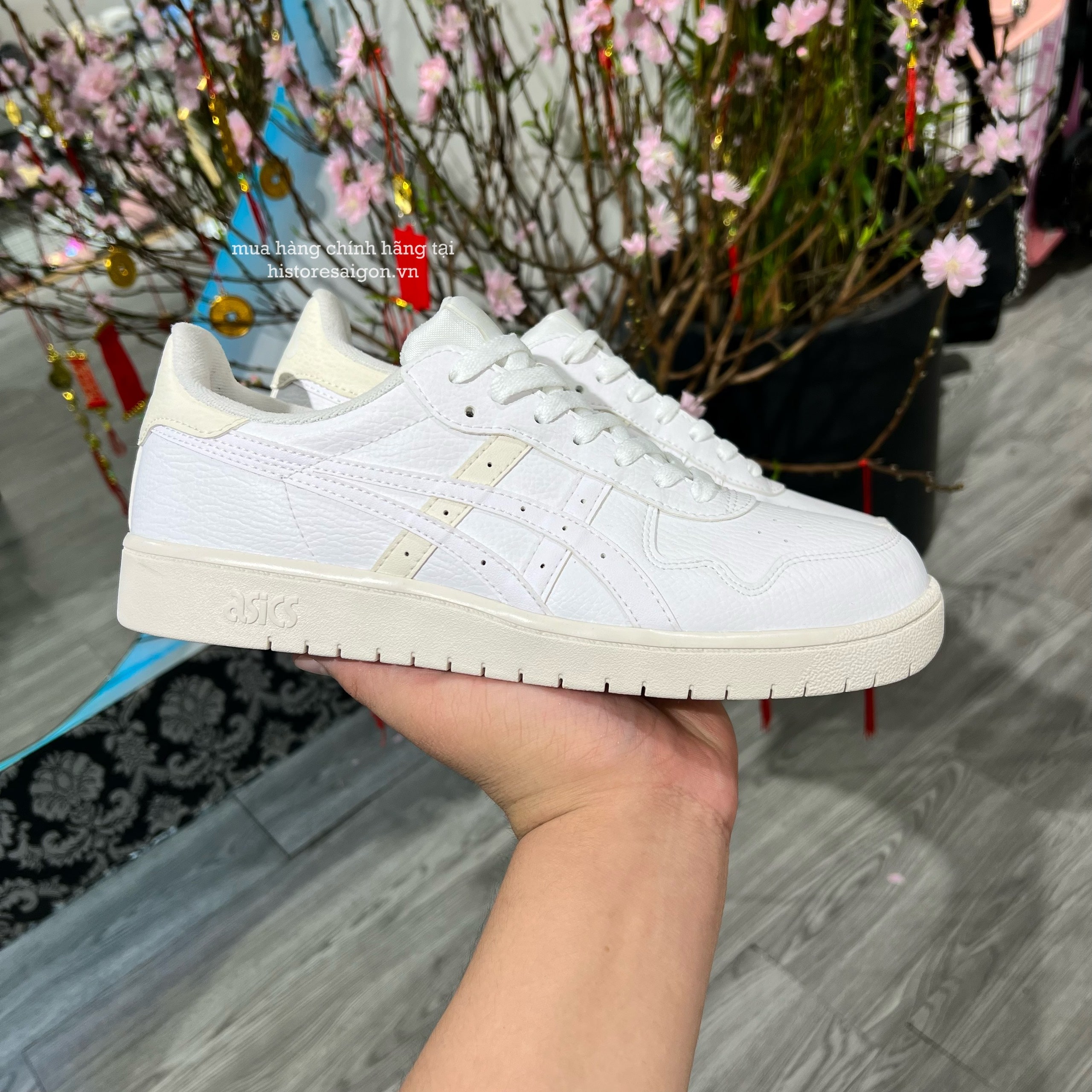 275 -  Giày Asics Unisex Japan S - Trắng Beige - Code 1201A173116 [HÀNG CHÍNH HÃNG]