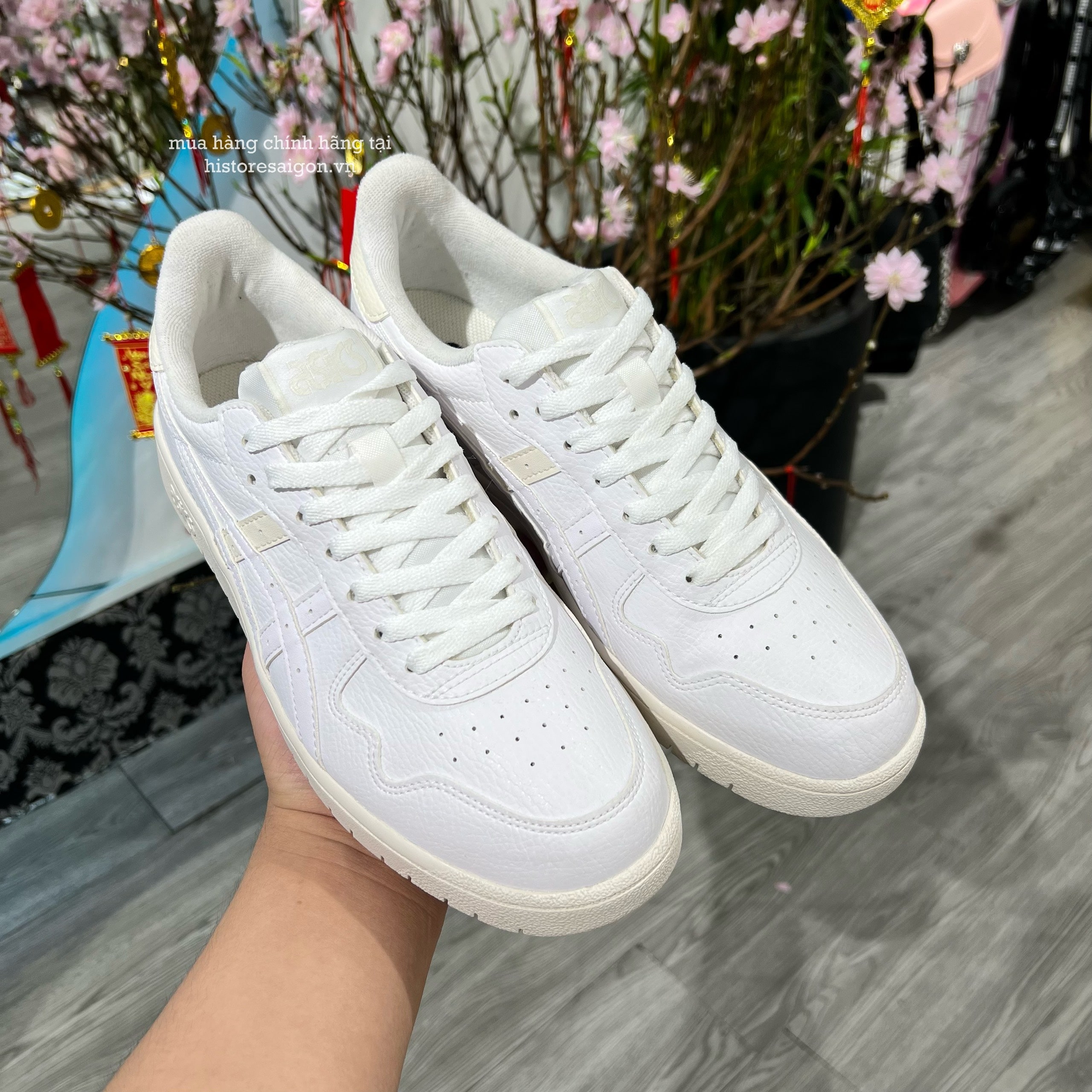275 -  Giày Asics Unisex Japan S - Trắng Beige - Code 1201A173116 [HÀNG CHÍNH HÃNG]