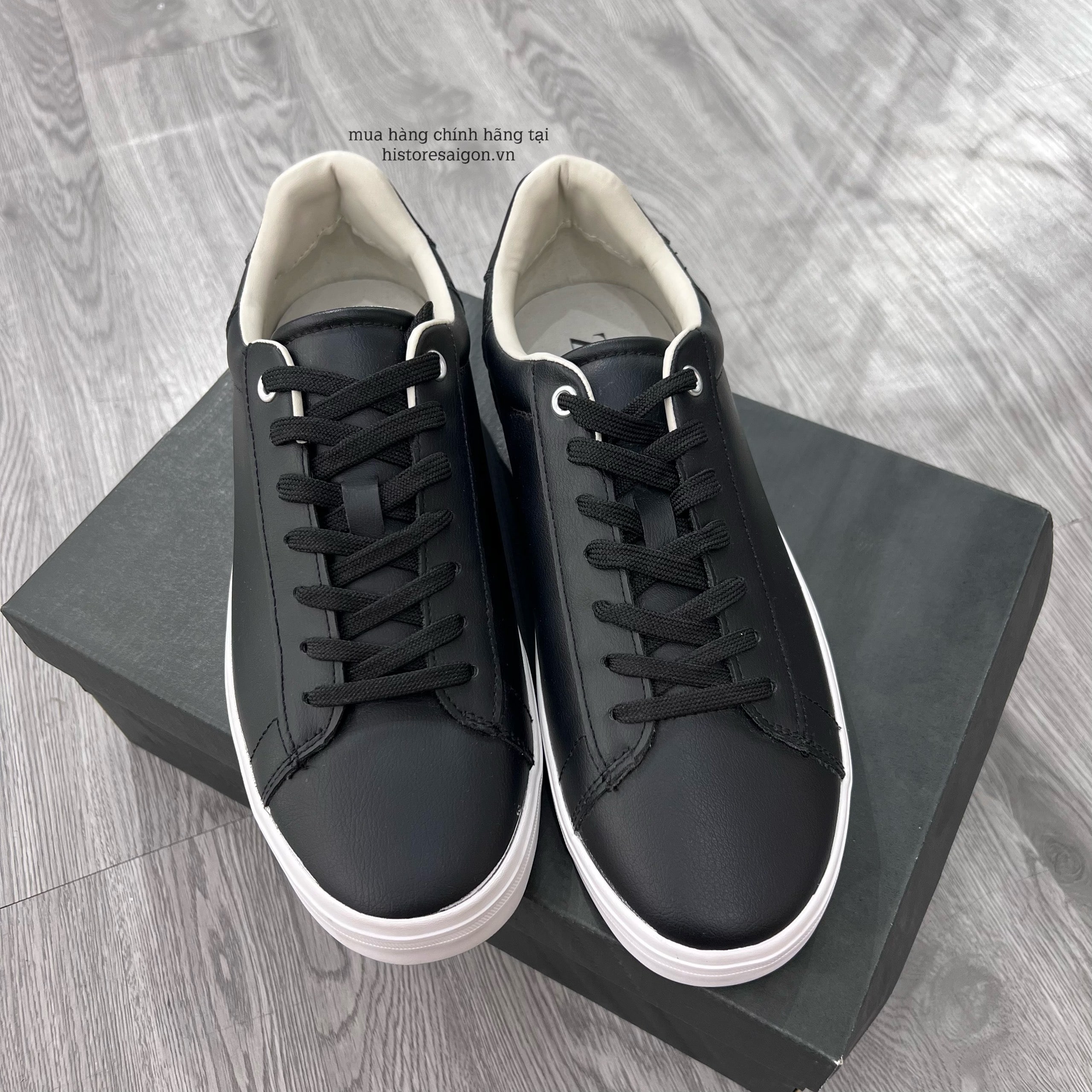 112 -  Giày Zara Sneaker Fashion Black - Đế Bằng - Đen [HÀNG CHÍNH HÃNG]