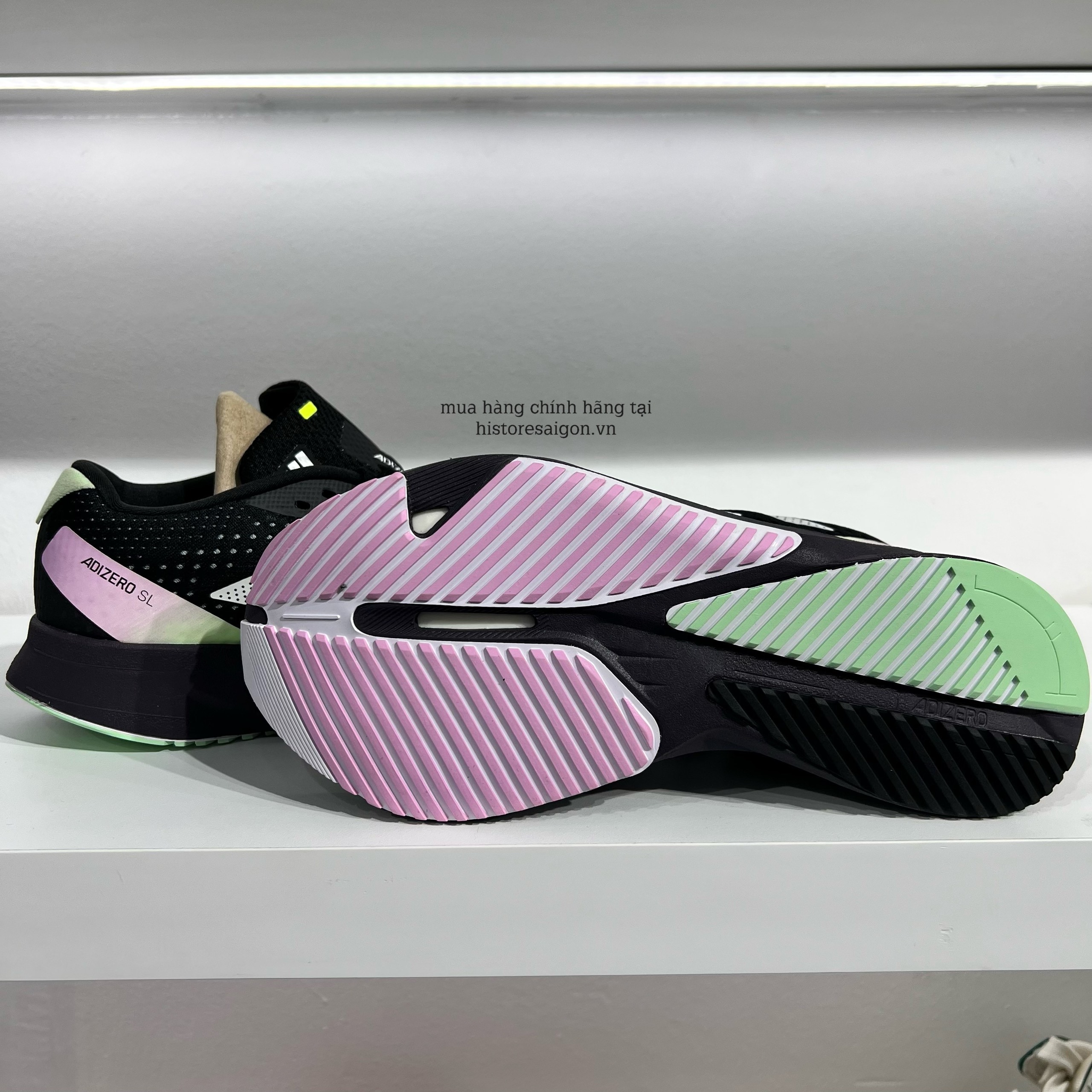 454 -  Giày Thể Thao Running Adidas Adizero - Đen Tím [HÀNG CHÍNH HÃNG]