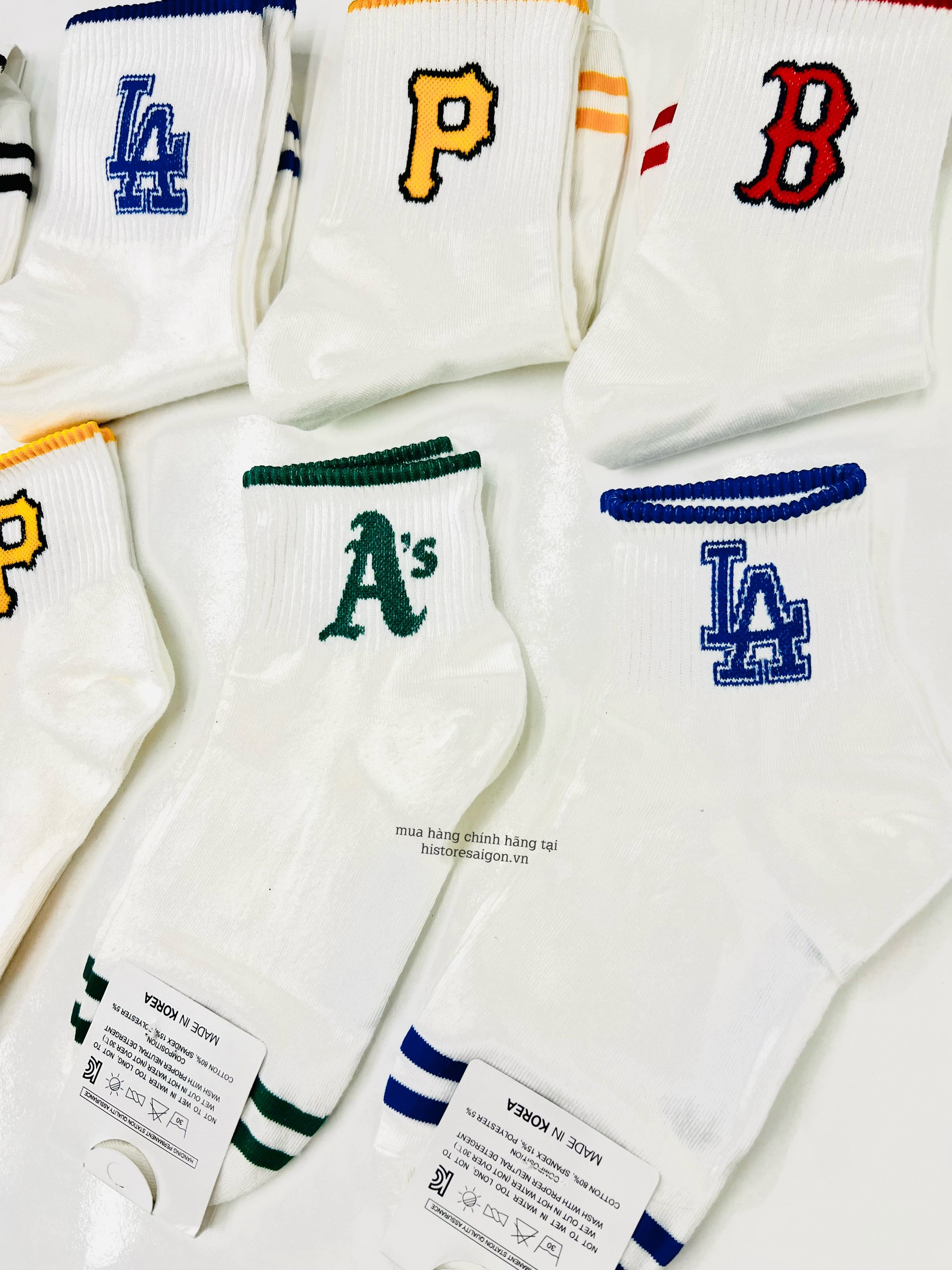 533 -  Vớ/Tất Korea MLB Thể Thao - Cổ Thấp - NY Đen [HÀNG CHÍNH HÃNG]