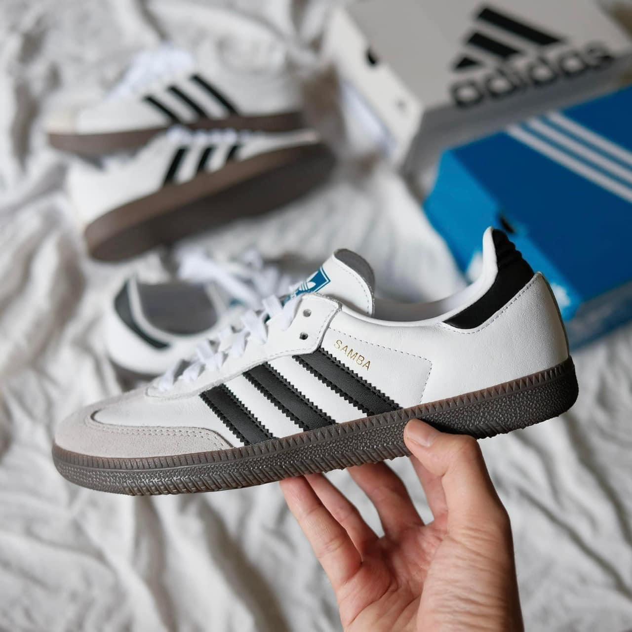 550 -  Giày Adidas Samba OG White Black Gum - Trắng Đế Gum - Code B75806 [HÀNG CHÍNH HÃNG]