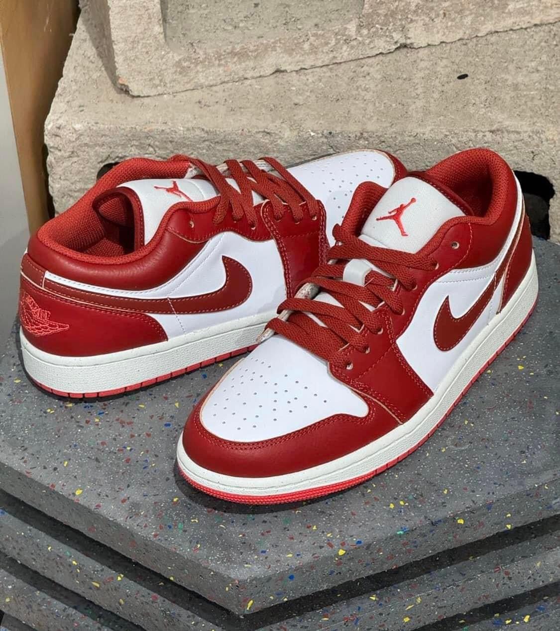402 - Giày Nike Air Jordan 1 Low Dune Red FJ3465 160 [HÀNG CHÍNH HÃNG]