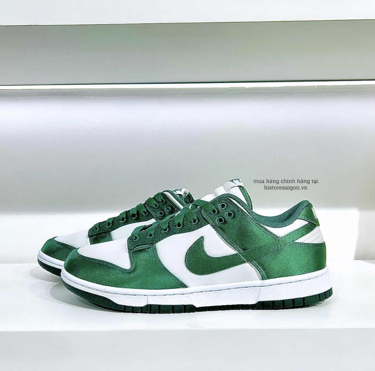 506 -  Giày Nike Dunk Low 'Michigan State' Satin Green - Code DX5931-100 / CW1590‑102 [HÀNG CHÍNH HÃNG]