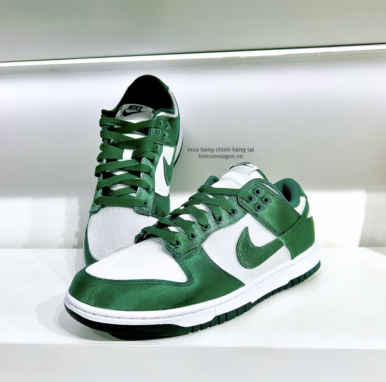 506 -  Giày Nike Dunk Low 'Michigan State' Satin Green - Code DX5931-100 / CW1590‑102 [HÀNG CHÍNH HÃNG]