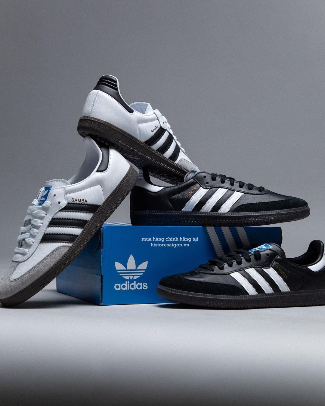 727 -  Giày Adidas Samba OG Black Gum - Đen Đế Gum - Code B75807 [HÀNG CHÍNH HÃNG]