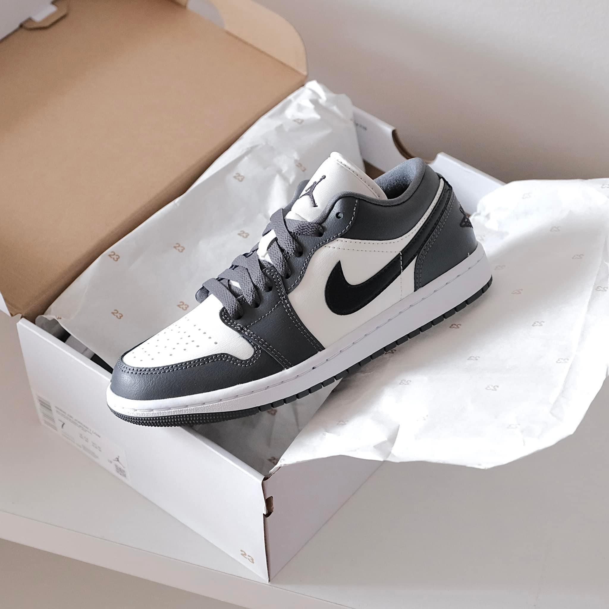518 -  Giày Nike Air Jordan 1 Low Dark Grey DC0774 102 [HÀNG CHÍNH HÃNG]