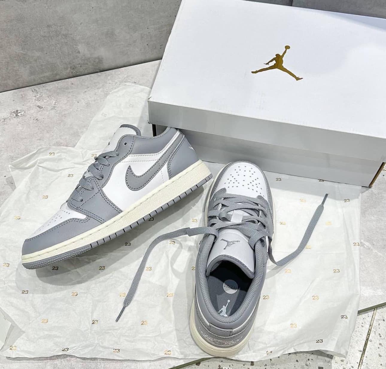 521 -  Giày Nike Air Jordan Low Vintage Grey - 553560-053 / 553558-053  [HÀNG CHÍNH HÃNG]