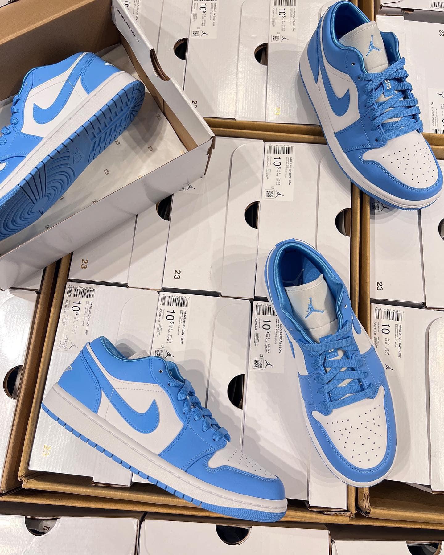 780 -  Giày Nike Air Jordan 1 Low University UNC AO9944 441 [HÀNG CHÍNH HÃNG]