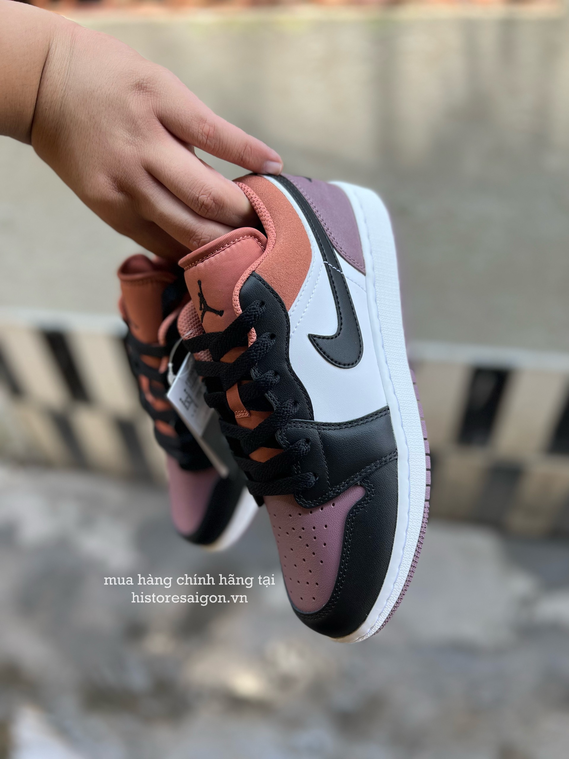 761 - Giày Nike Air Jordan 1 Low SE Sky J Mauve GS FB9908 102 [HÀNG CHÍNH HÃNG]
