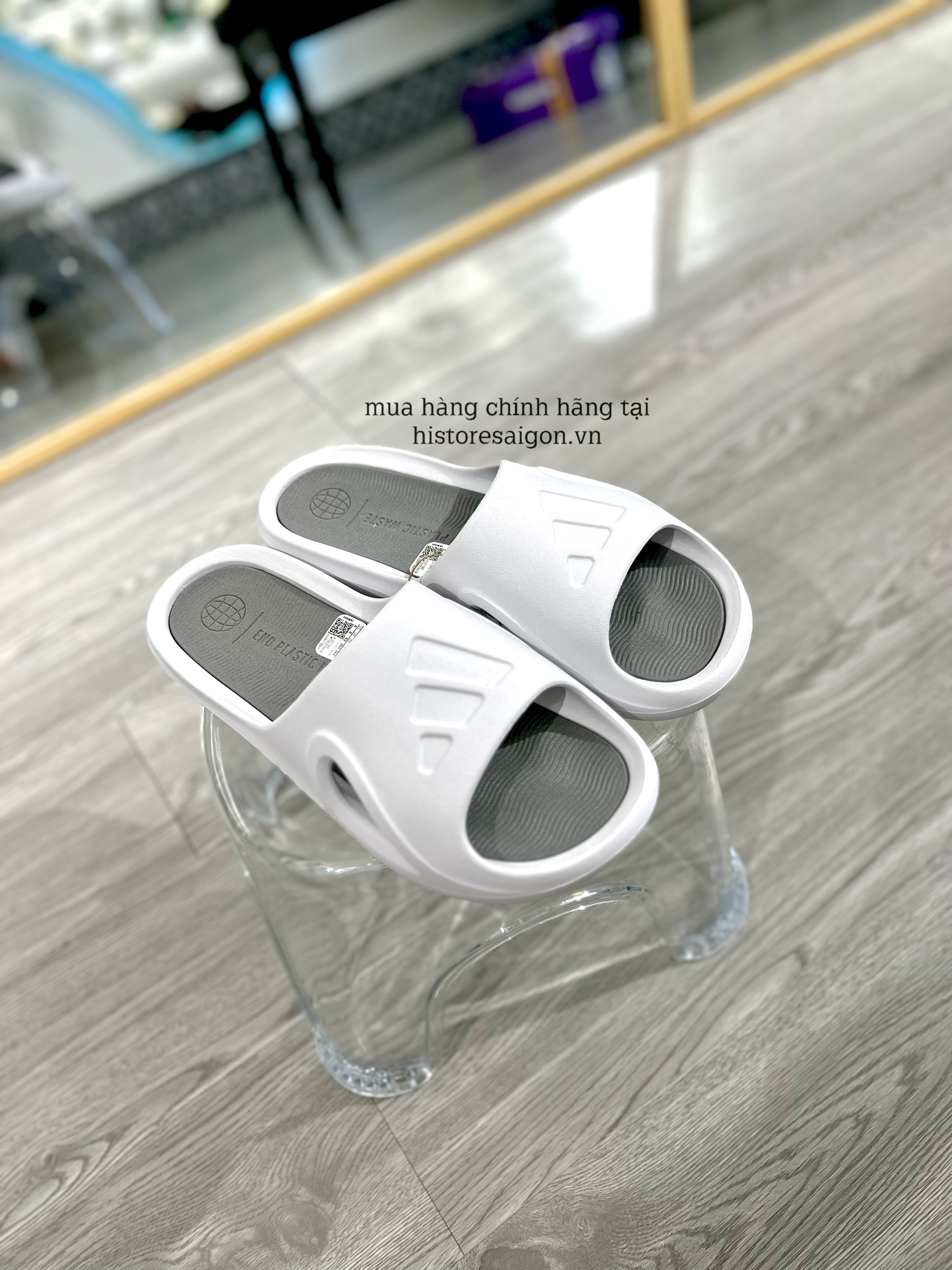 773 -  Dép Adidas Adicane Slides Dash Grey - Code ID7188 [HÀNG CHÍNH HÃNG]