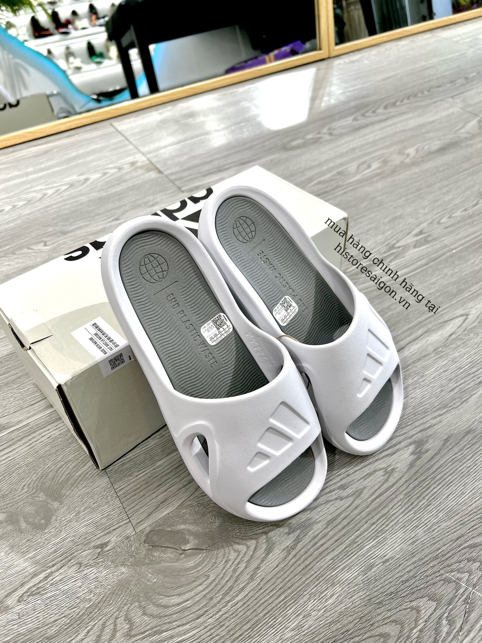 773 -  Dép Adidas Adicane Slides Dash Grey - Code ID7188 [HÀNG CHÍNH HÃNG]