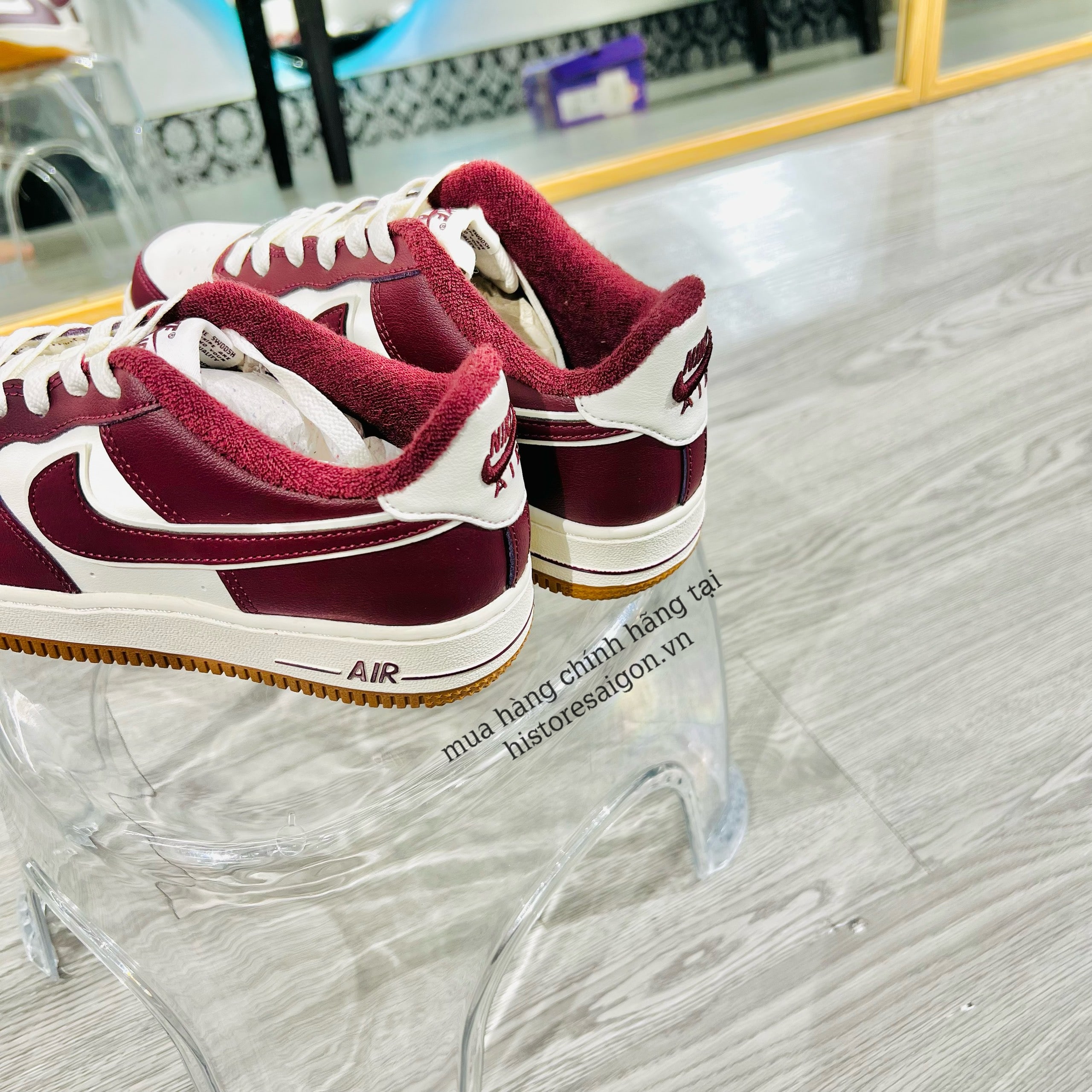 775 -  Giày Nike Air Force 1 GS Team Red Gum DQ5972 100  [HÀNG CHÍNH HÃNG]