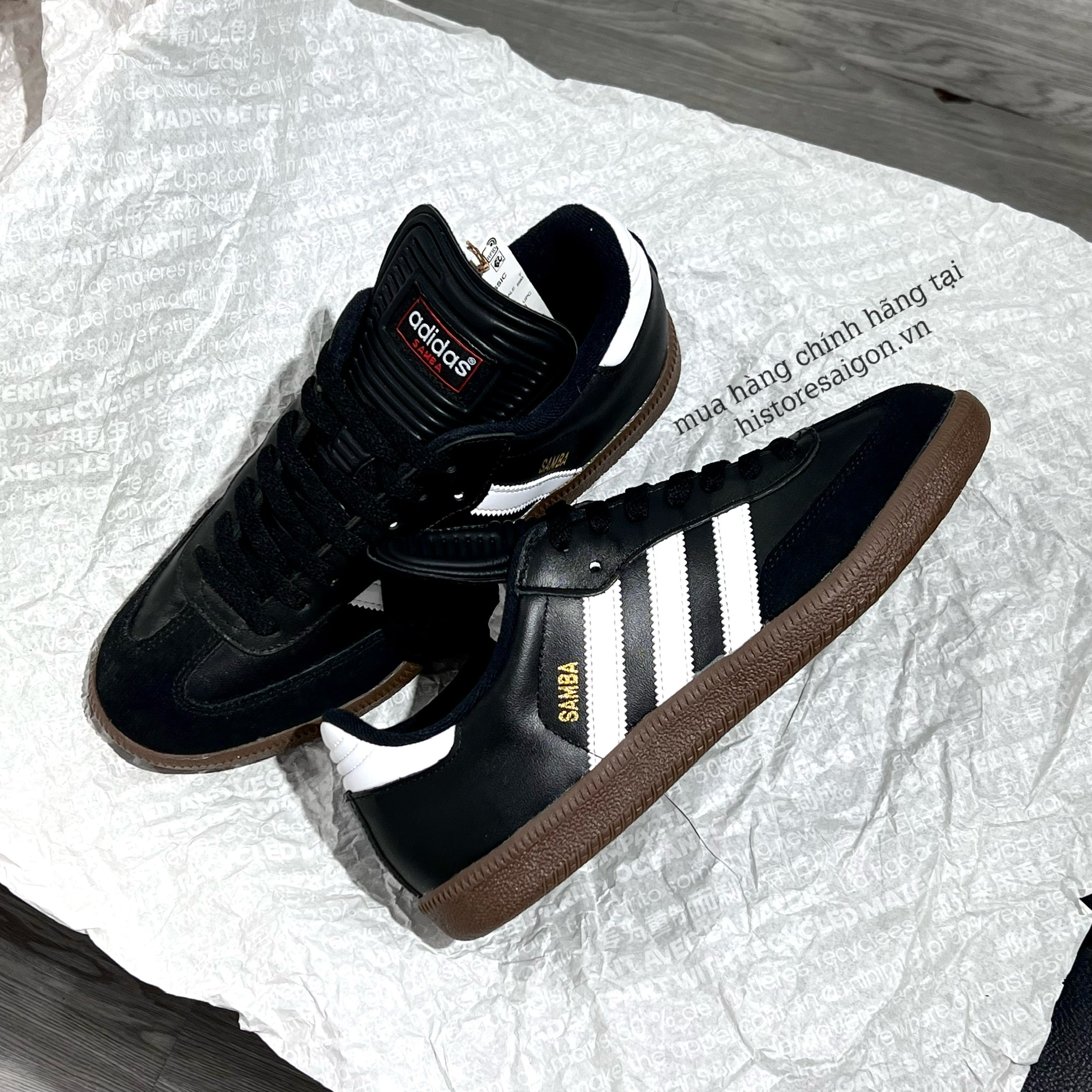 367 -  Giày Adidas Samba Classic - Black Gum - Code 034563 [HÀNG CHÍNH HÃNG]