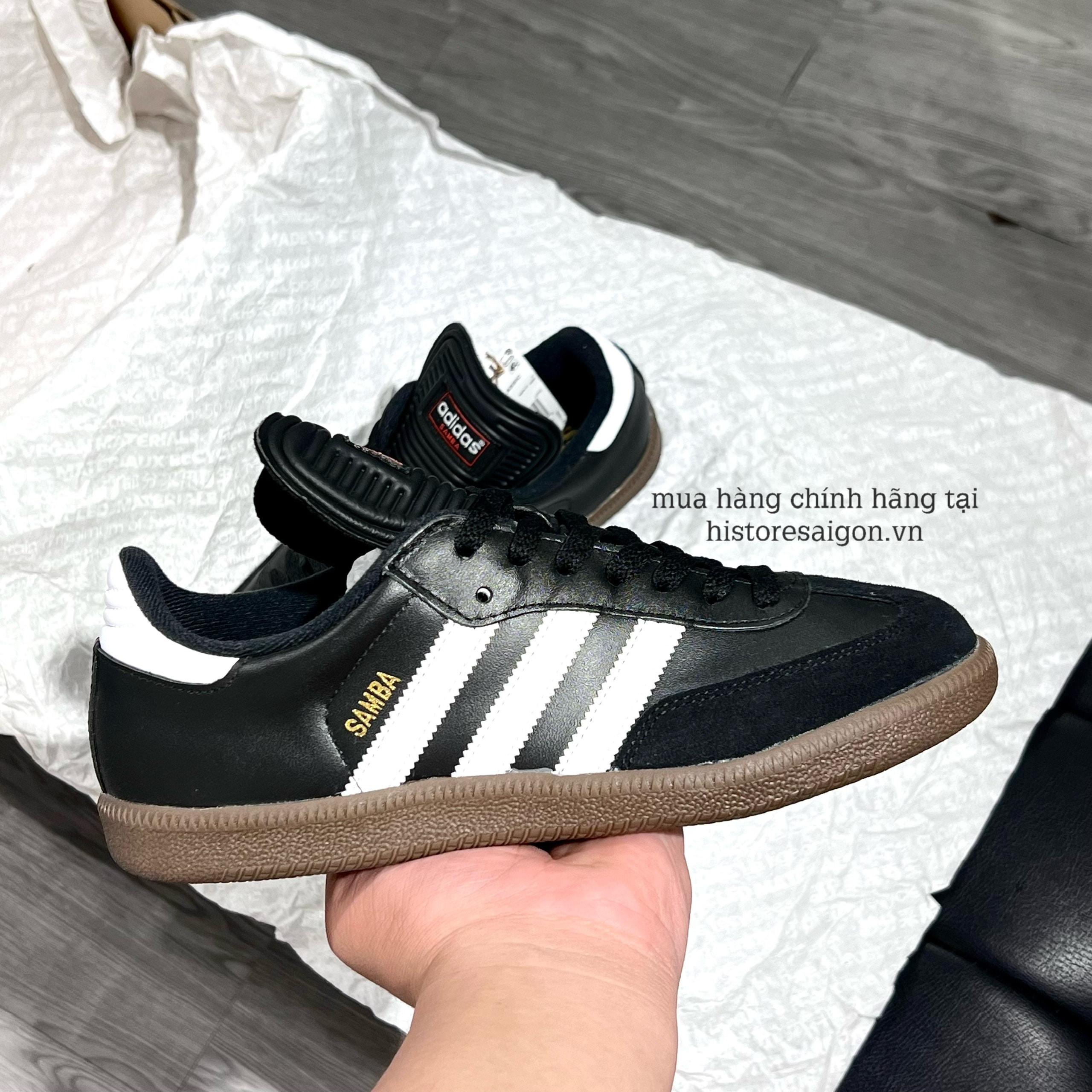 367 -  Giày Adidas Samba Classic - Black Gum - Code 034563 [HÀNG CHÍNH HÃNG]