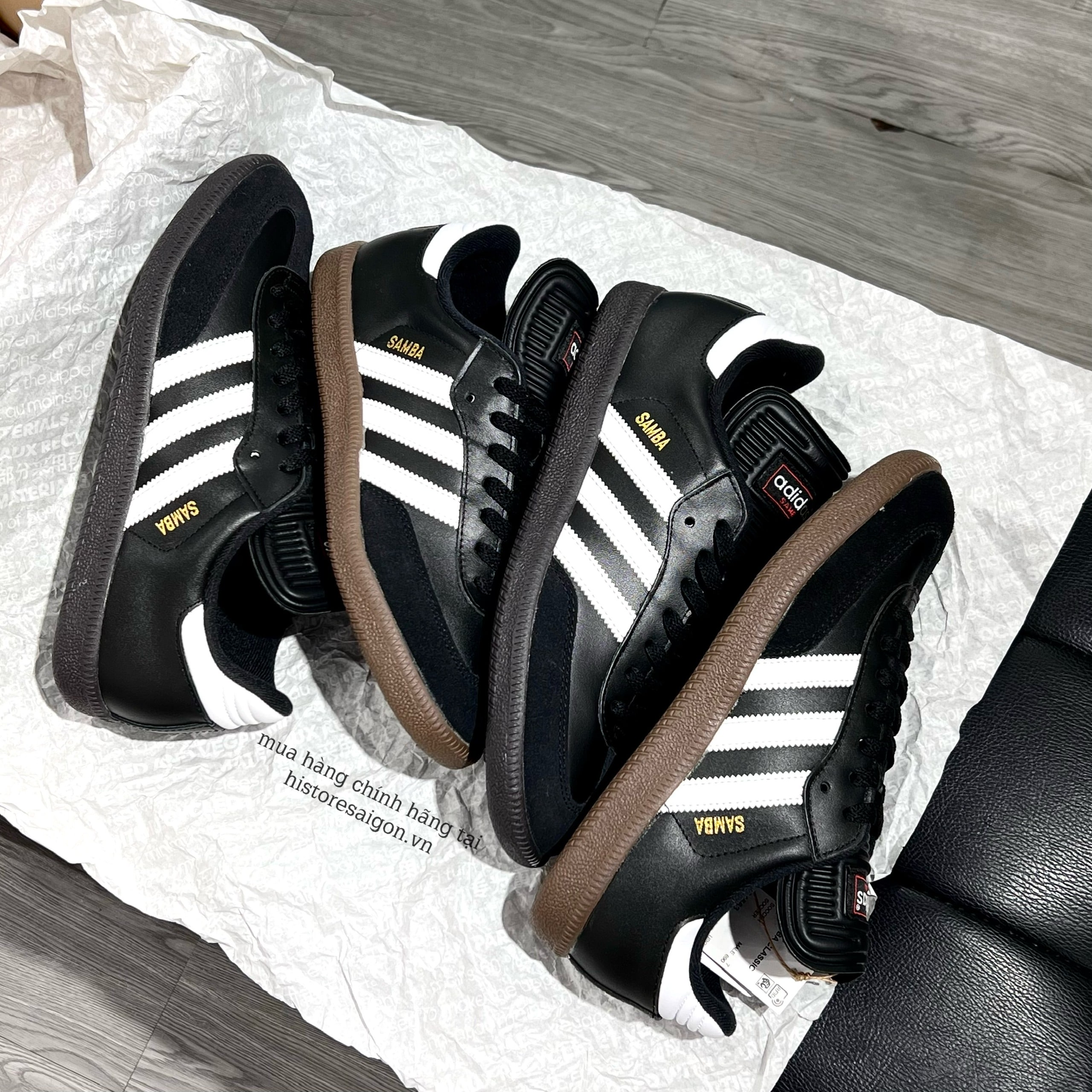 367 -  Giày Adidas Samba Classic - Black Gum - Code 034563 [HÀNG CHÍNH HÃNG]