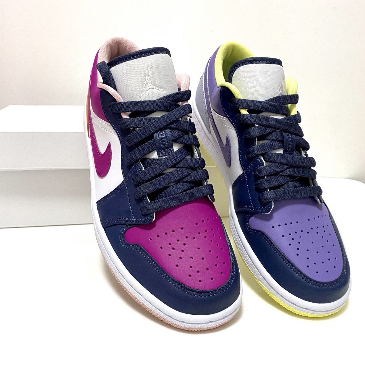 827 -  Giày Air Jordan 1 Low Purple Magenta  DJ4342 400  [HÀNG CHÍNH HÃNG]