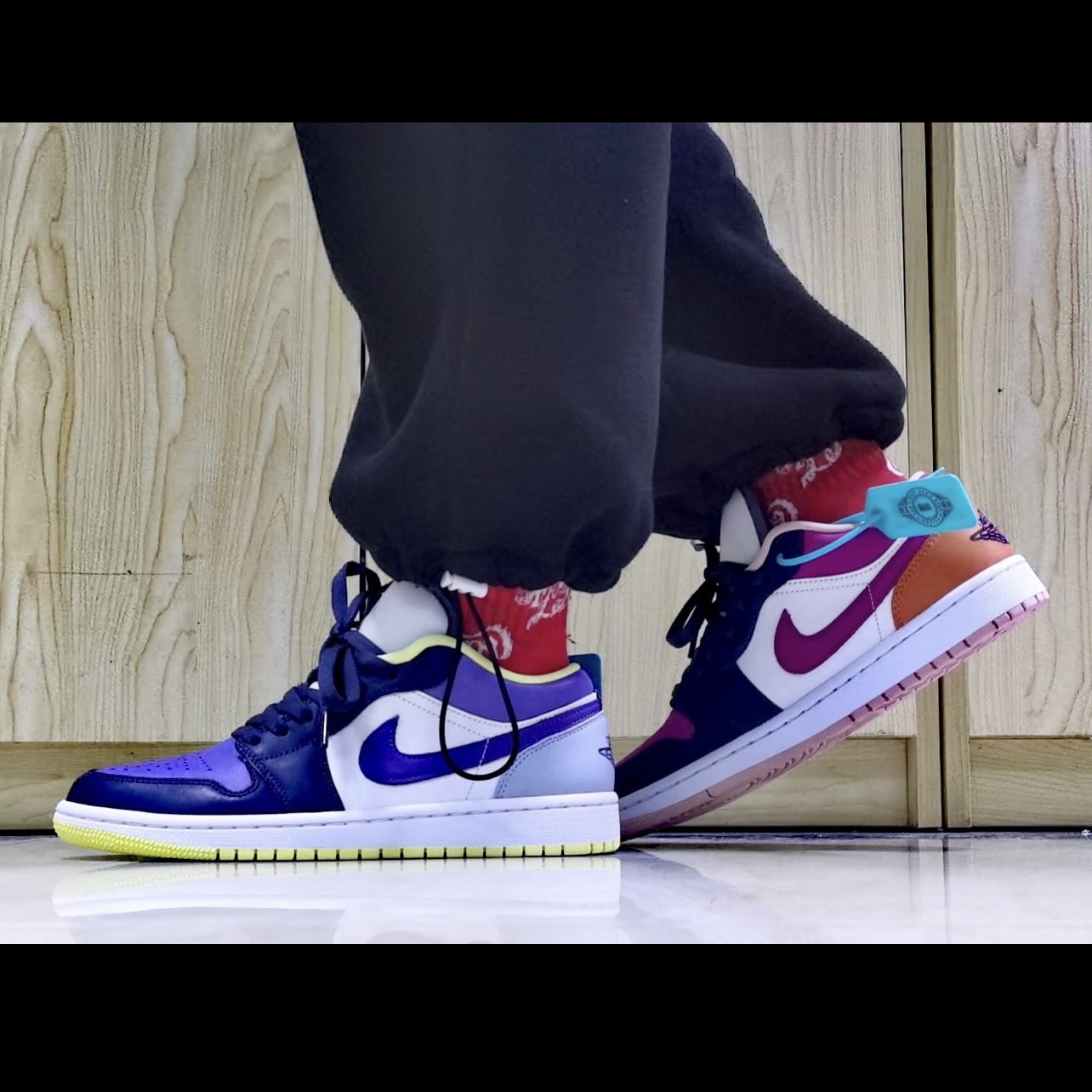 827 -  Giày Air Jordan 1 Low Purple Magenta  DJ4342 400  [HÀNG CHÍNH HÃNG]