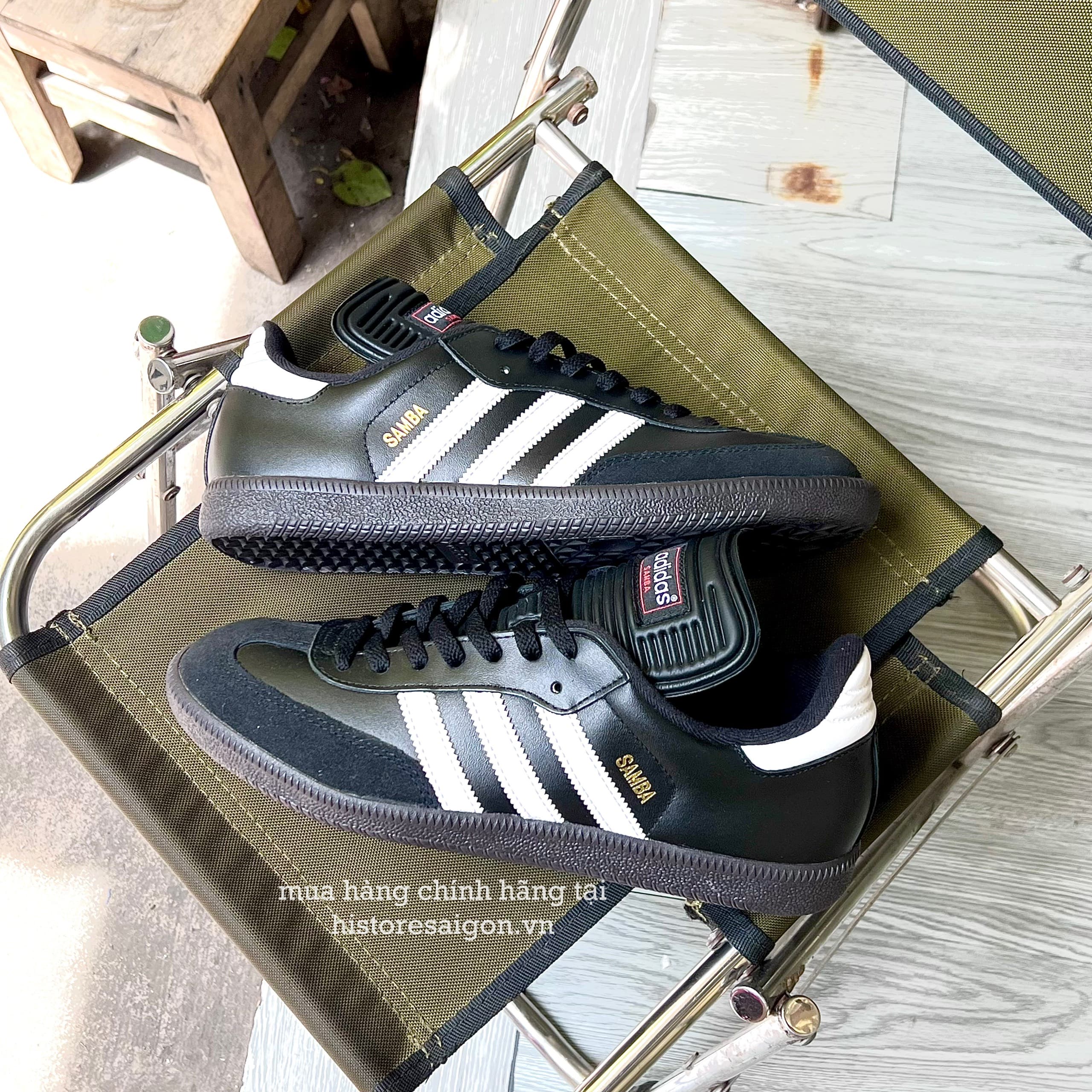 368 -  Giày Adidas Samba Classic - All Black - Code 034563 [HÀNG CHÍNH HÃNG]