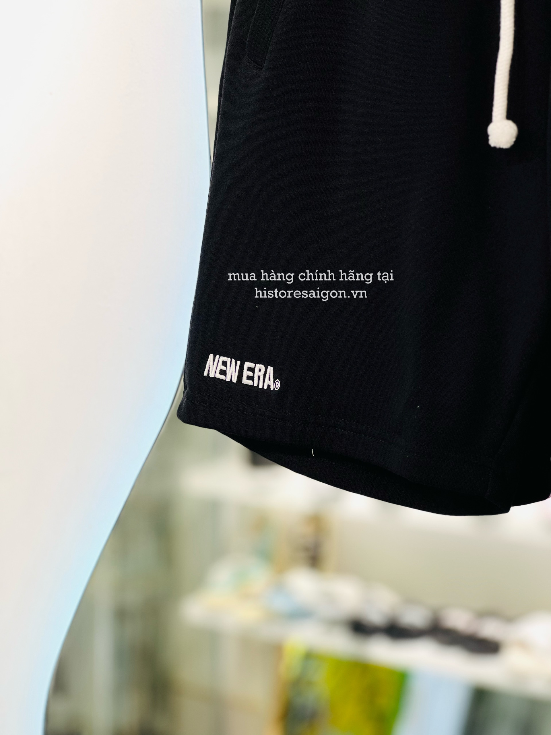 027 -  Quần New Era - Đen - Dây Trắng - Code 13546528 [HÀNG CHÍNH HÃNG]