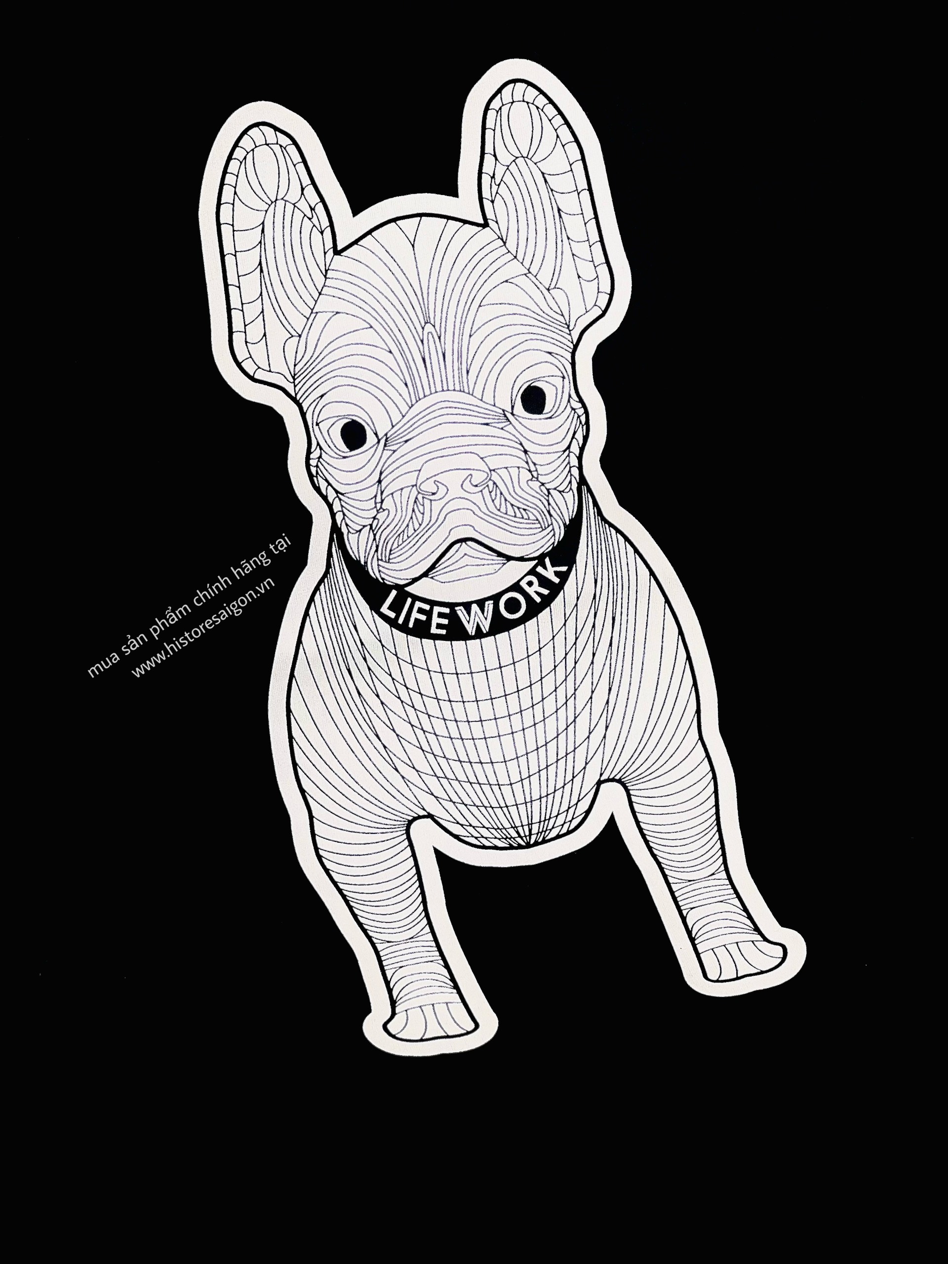 825 -  Áo Life Work Logo Radoc Signature - Black - Code LW245TS982-1 [HÀNG CHÍNH HÃNG]