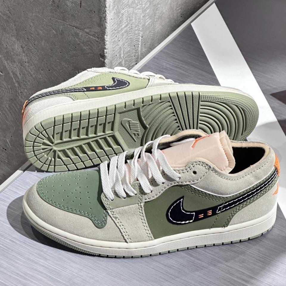 854 -  Giày Air Jordan 1 Low SE Craft Light Olive FD6819 300 [HÀNG CHÍNH HÃNG]