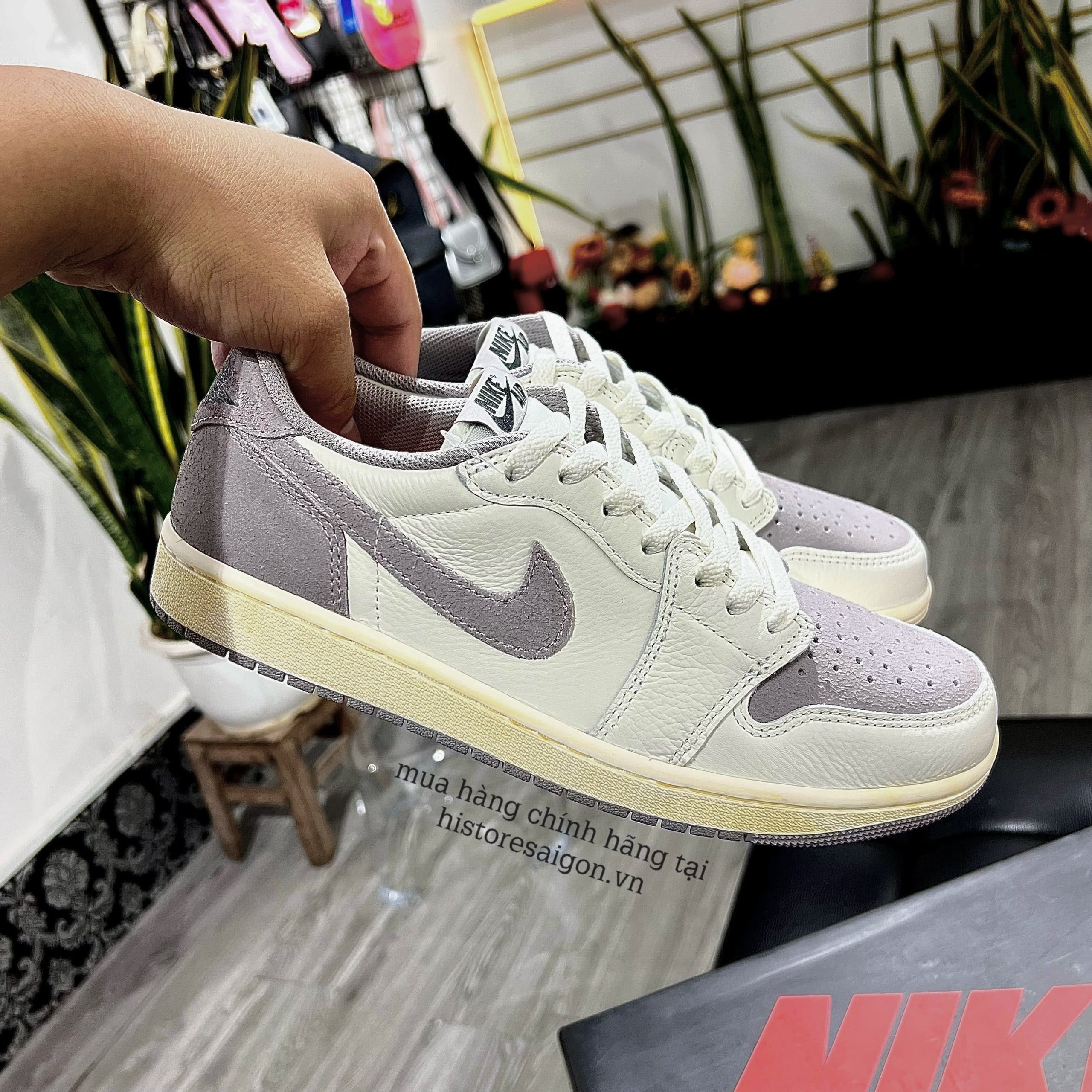 834 -  Giày Nike Air Jordan 1 Retro Atmosphere Grey CZ0790 101 [HÀNG CHÍNH HÃNG]
