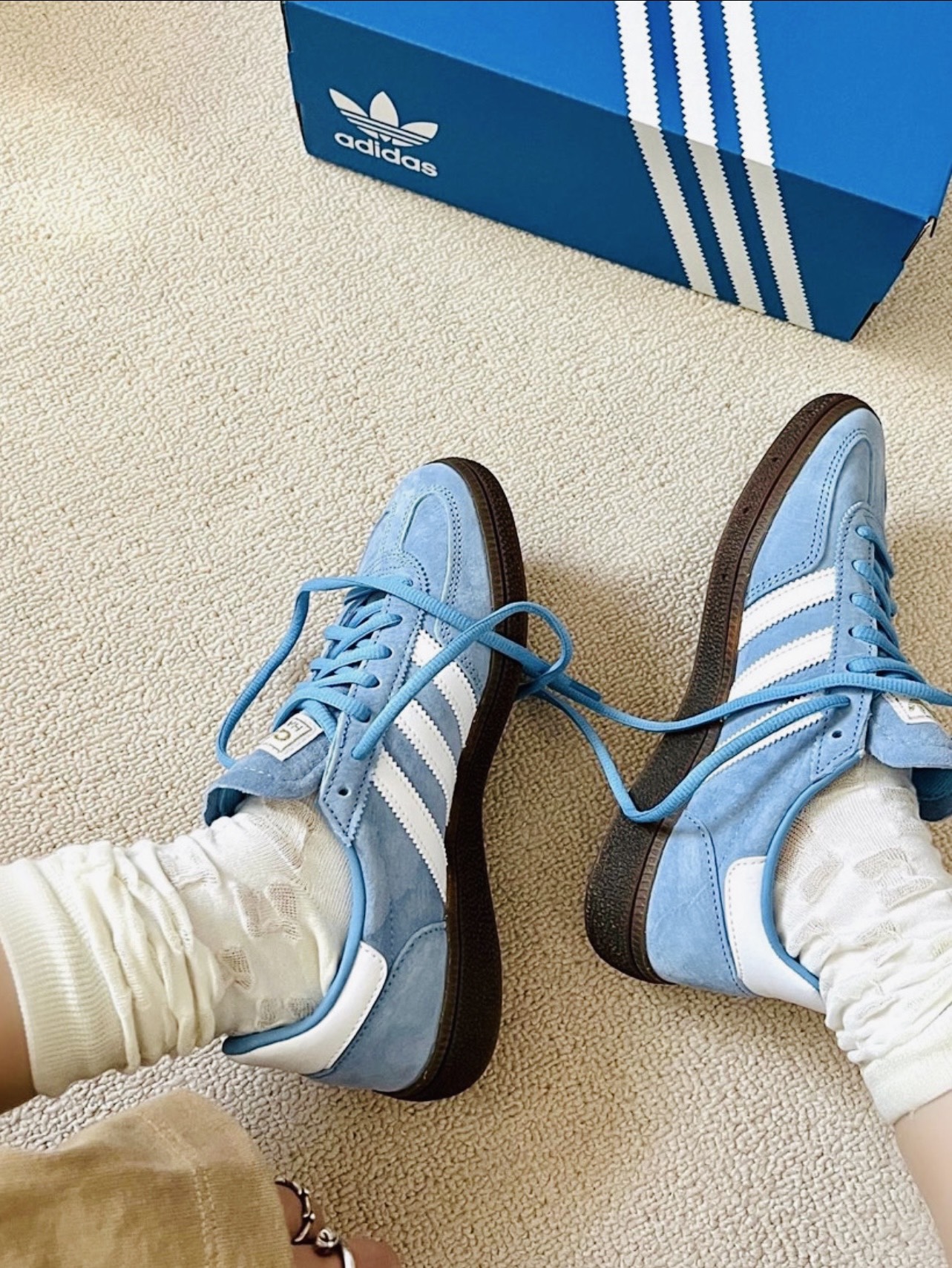 903 -  Giày Adidas Handball Spezial Light Blue - Code BD7632 [HÀNG CHÍNH HÃNG]