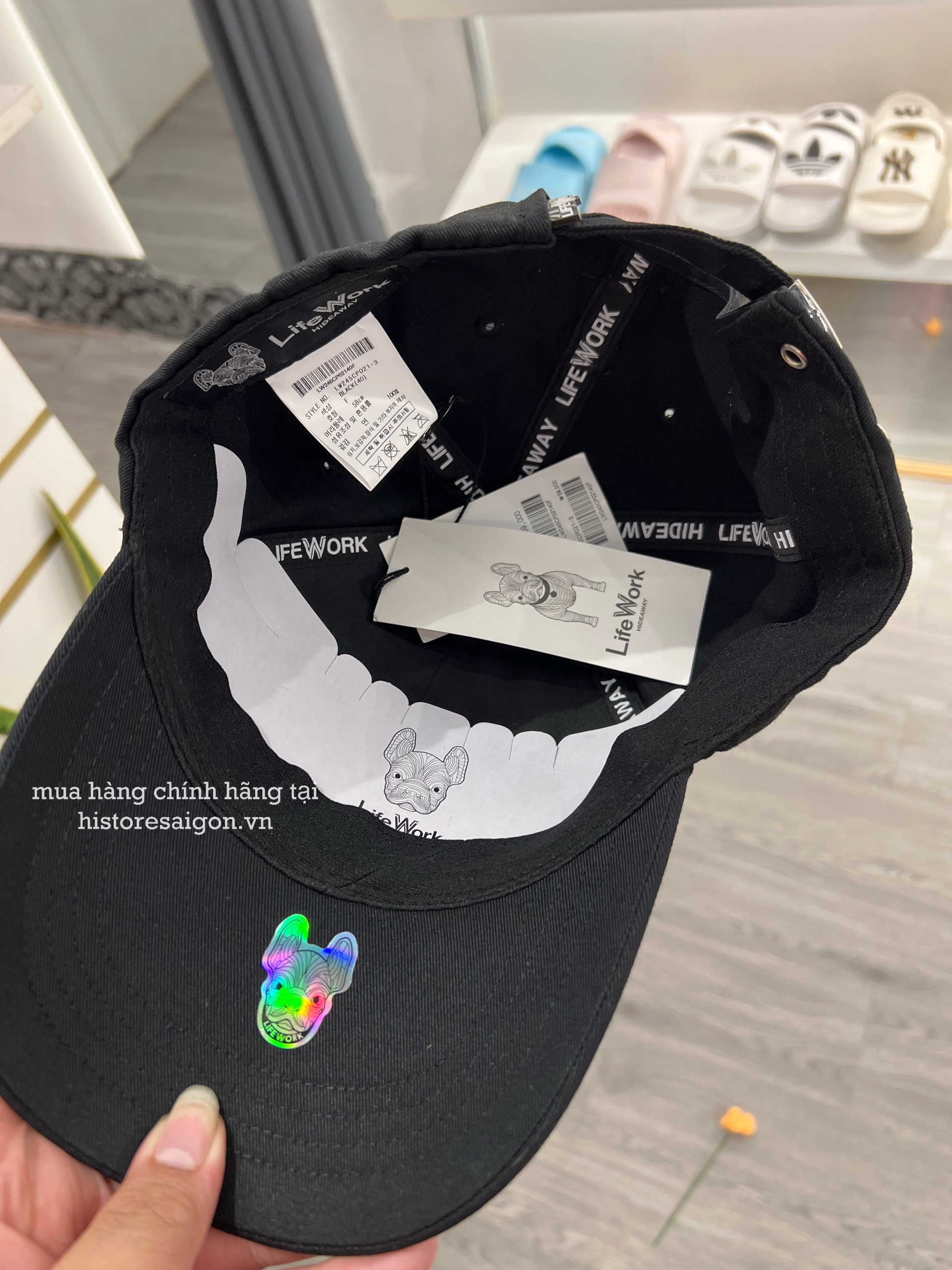 904 -  Nón Life Work Basic Logo Black - Code LW225CP021 [HÀNG CHÍNH HÃNG]