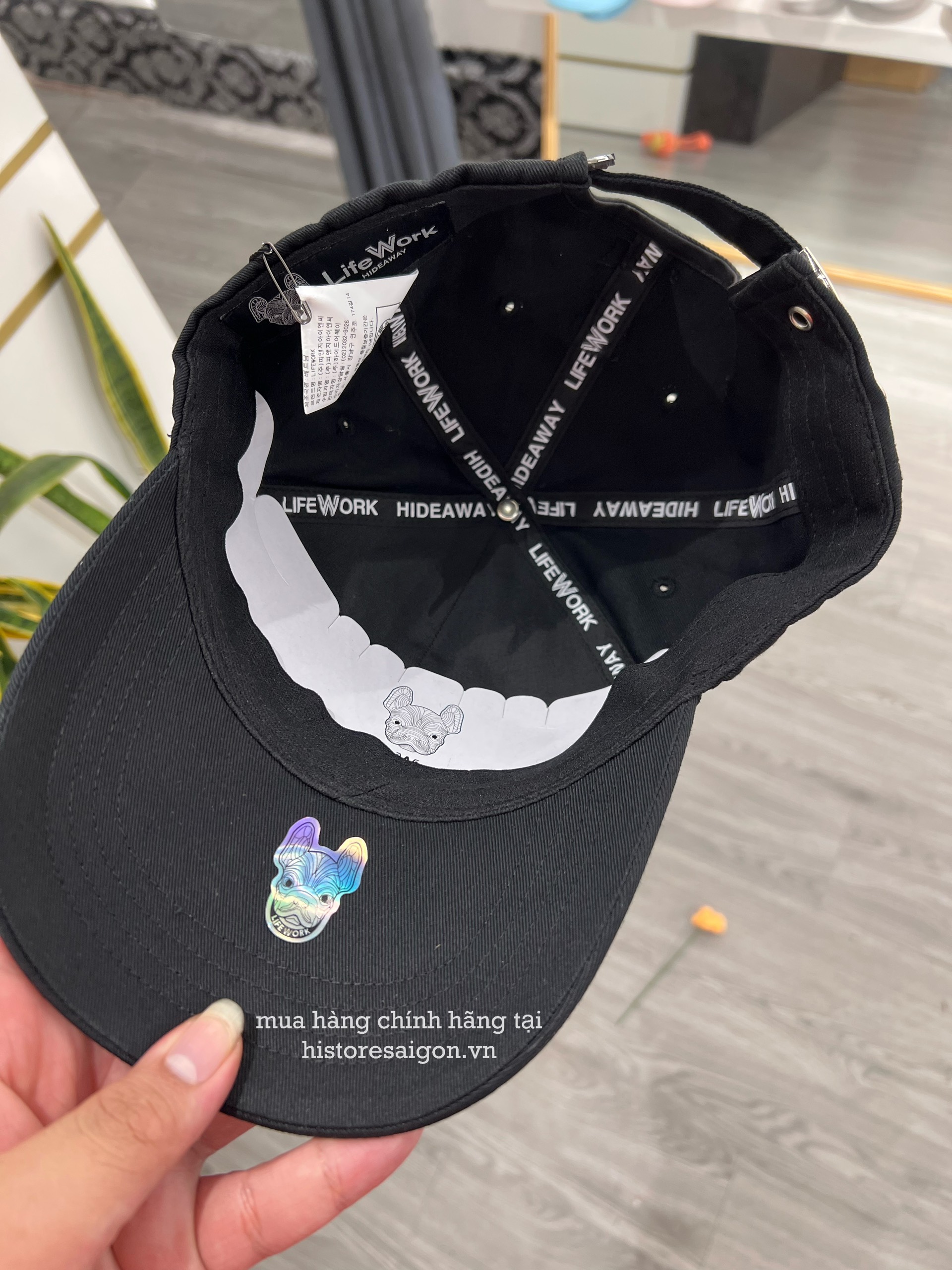 904 -  Nón Life Work Basic Logo Black - Code LW225CP021 [HÀNG CHÍNH HÃNG]